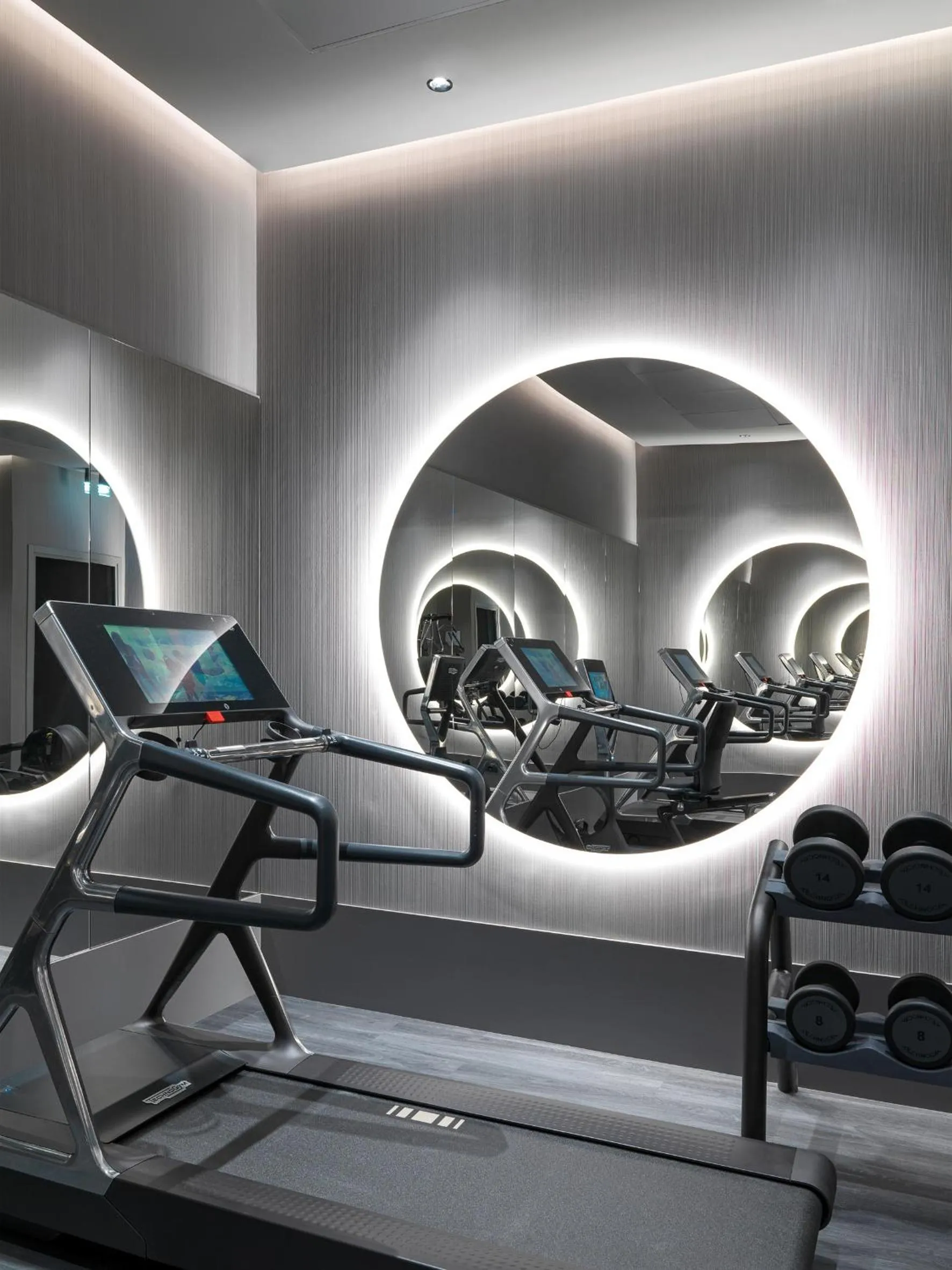 Fitness centre/facilities in Orazio Palace Hotel