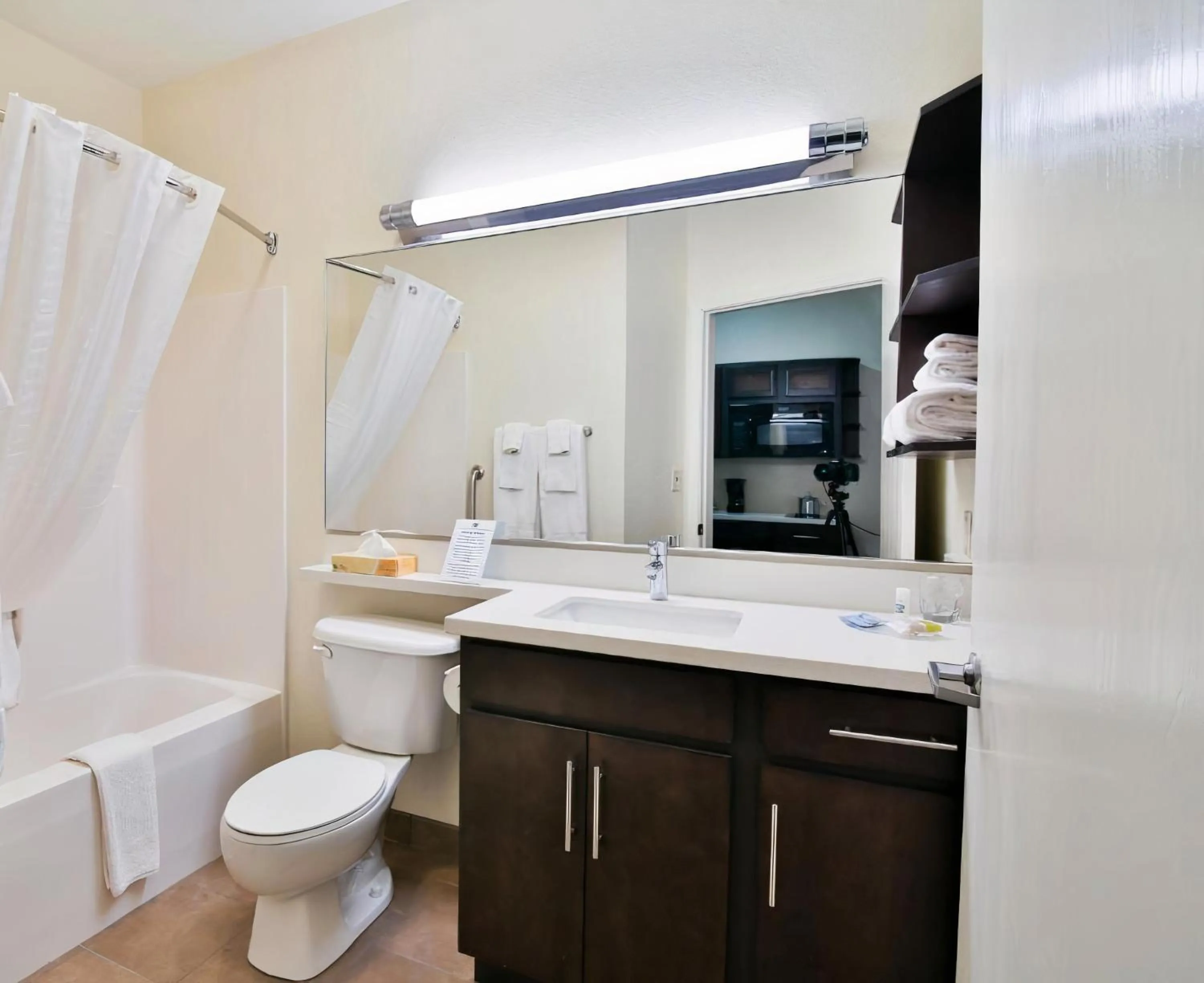Bathroom in Candlewood Suites Austin-Round Rock by IHG