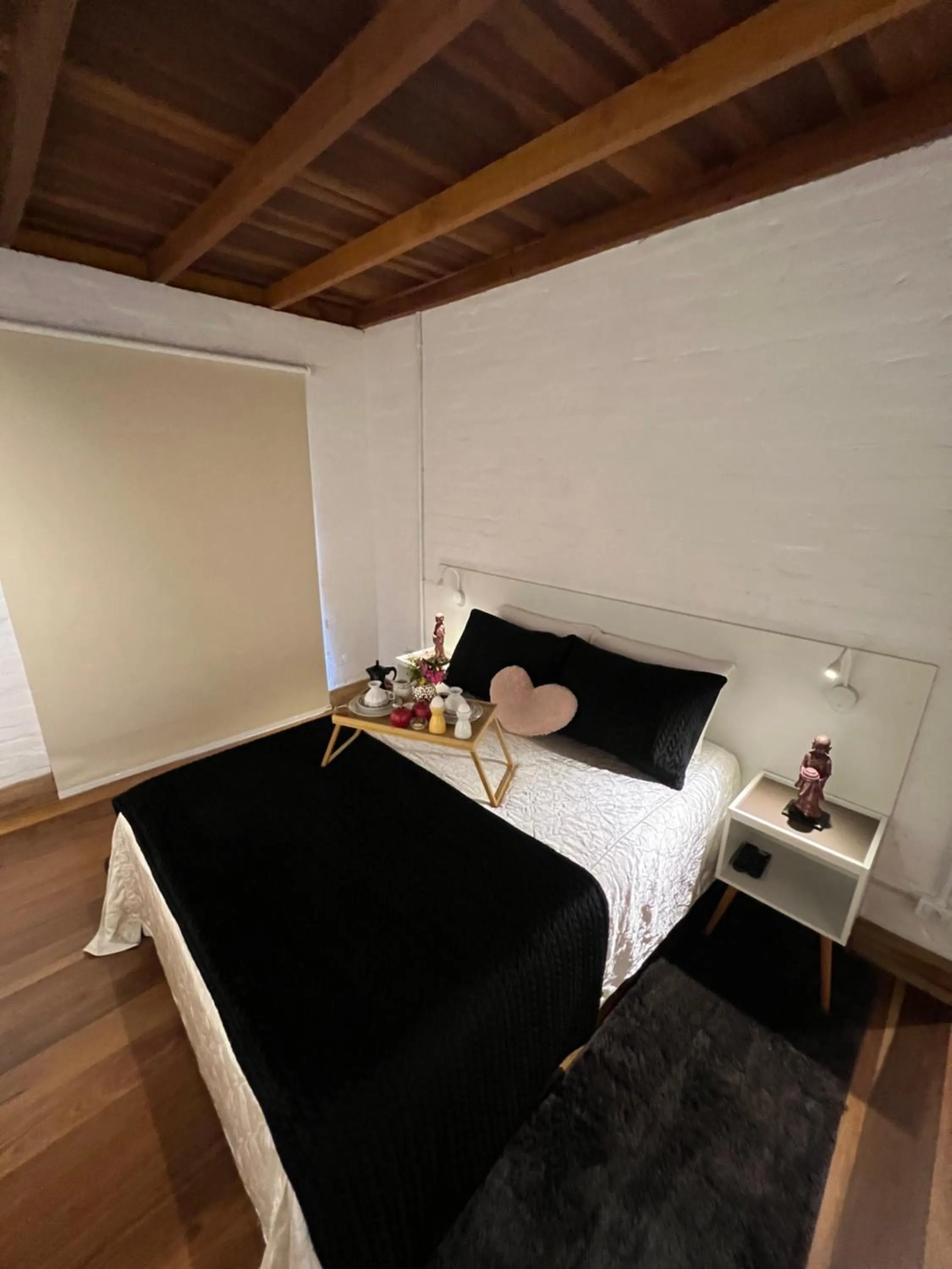 Bed in Chalés Vila Flor