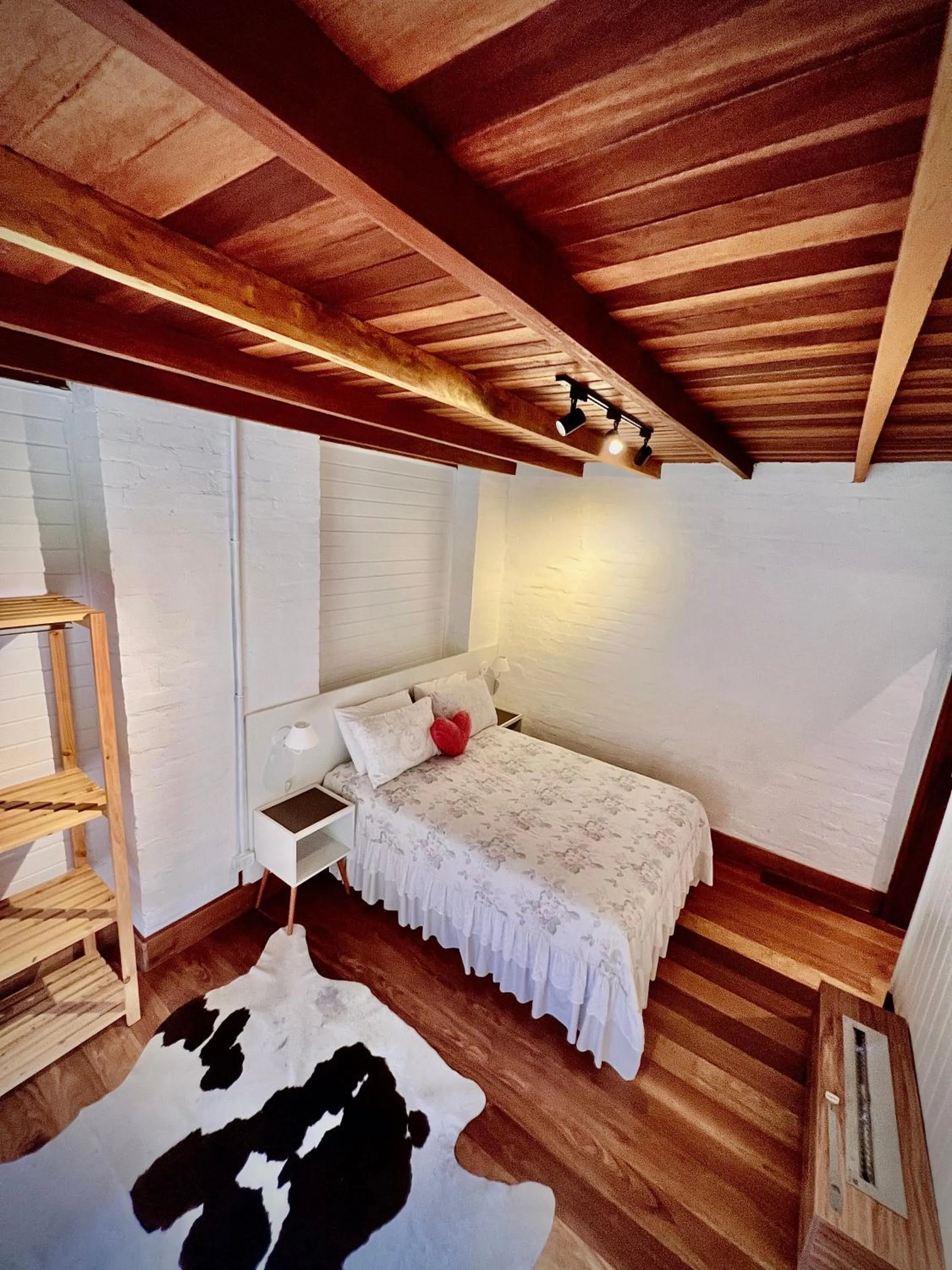 Bed in Chalés Vila Flor