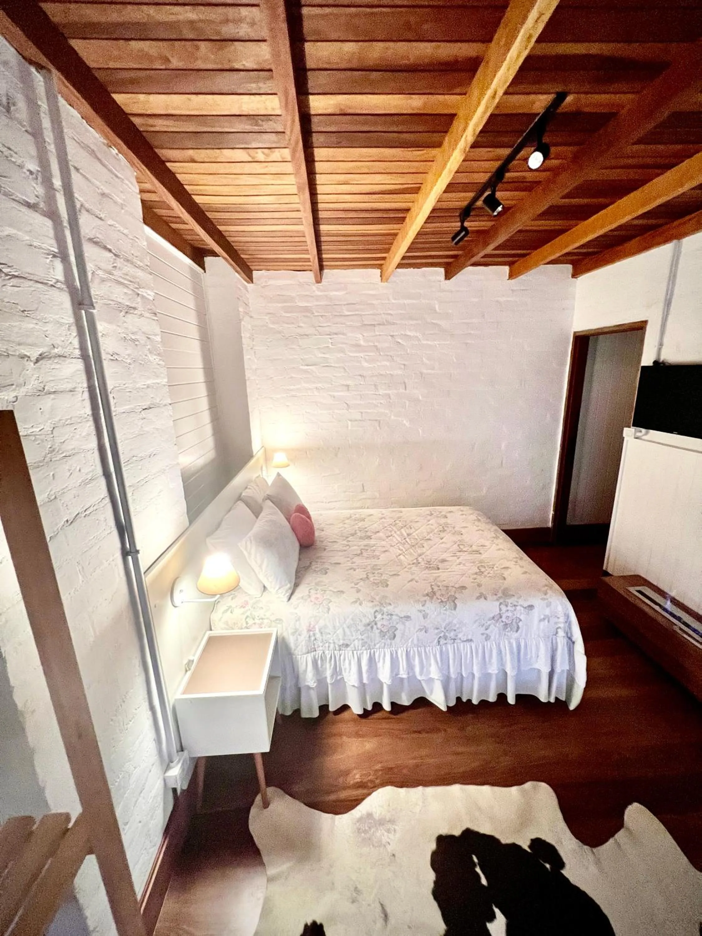 Bed in Chalés Vila Flor