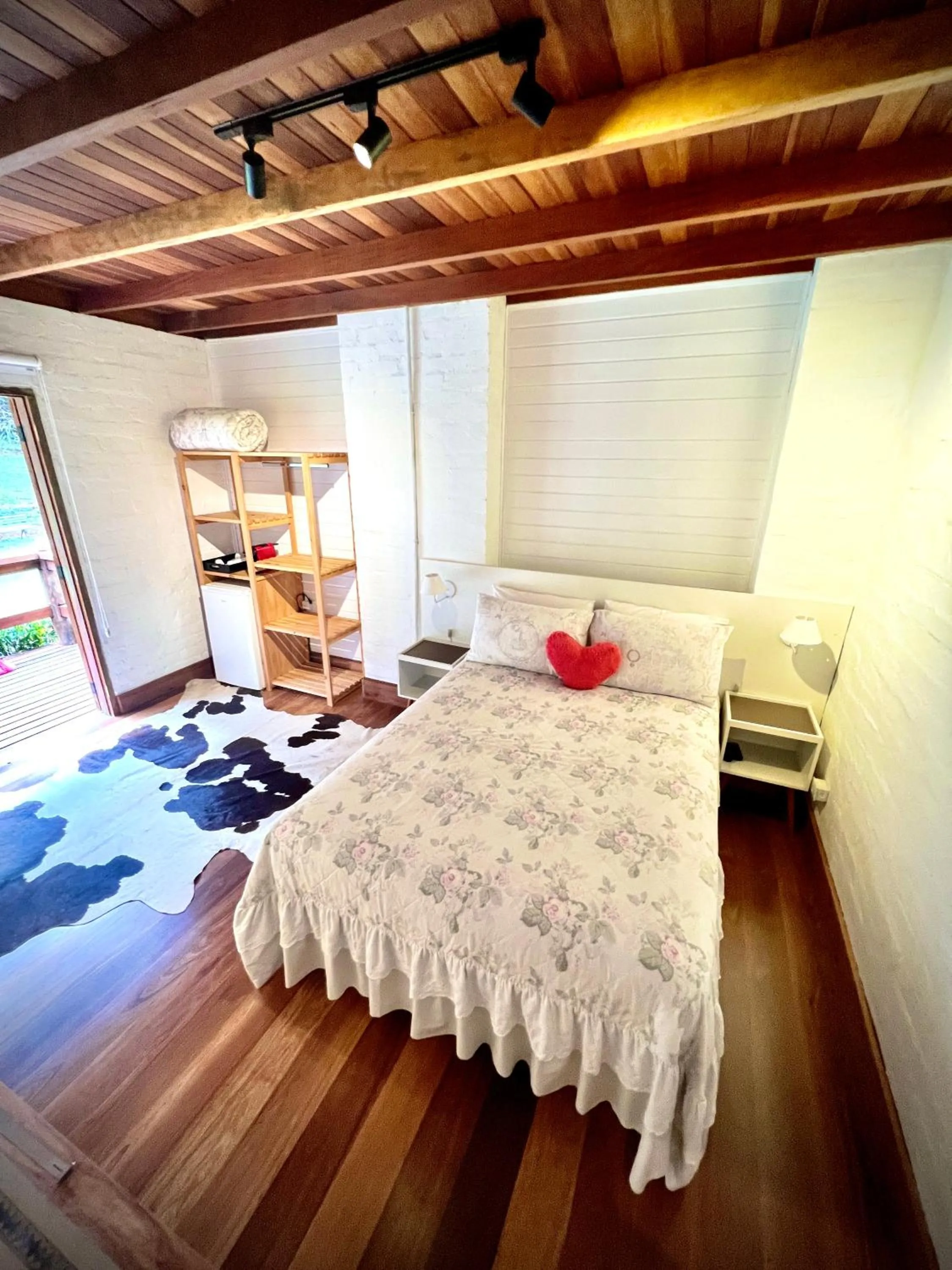 Bed in Chalés Vila Flor