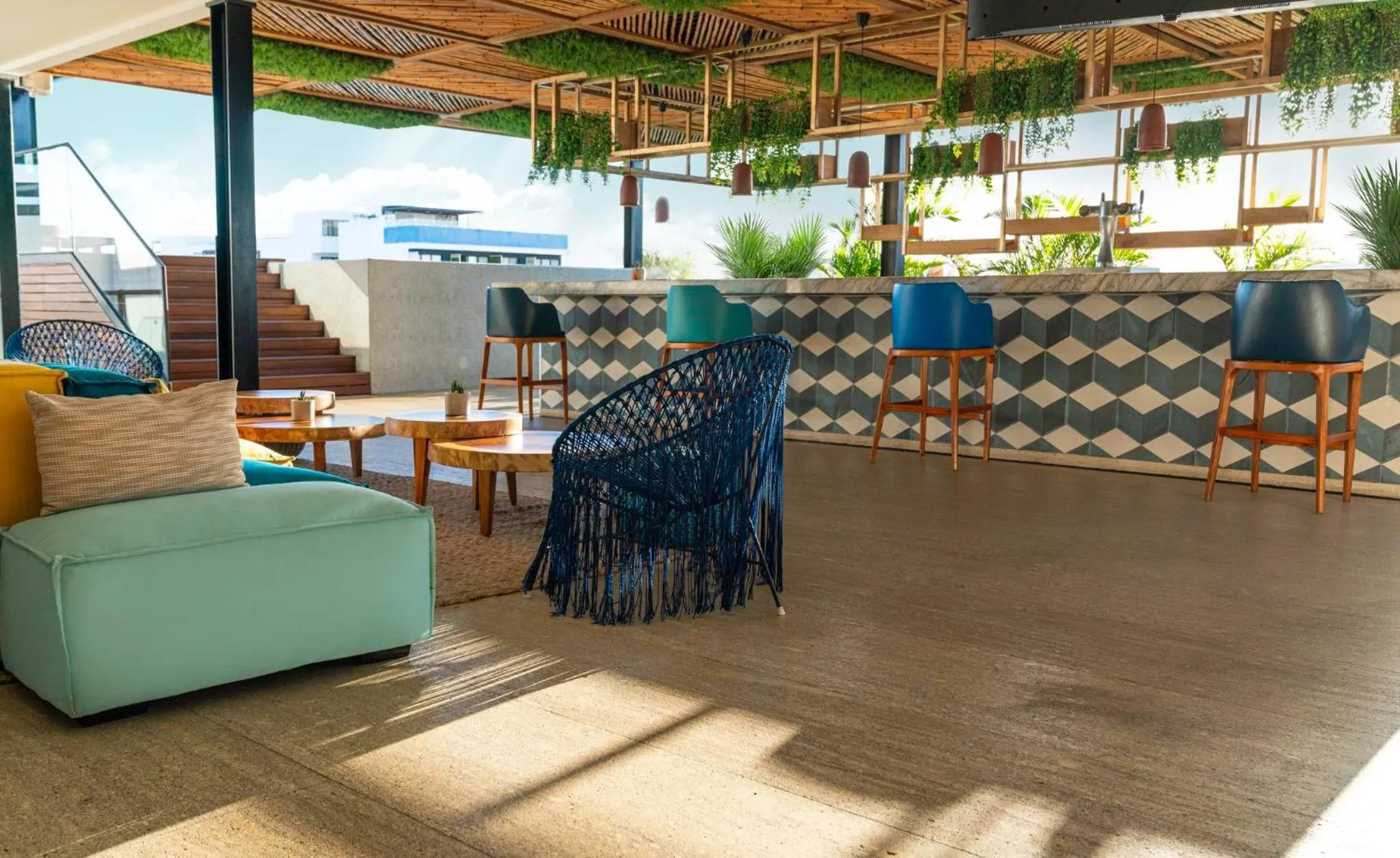 Garden in Fiesta Inn Playa del Carmen