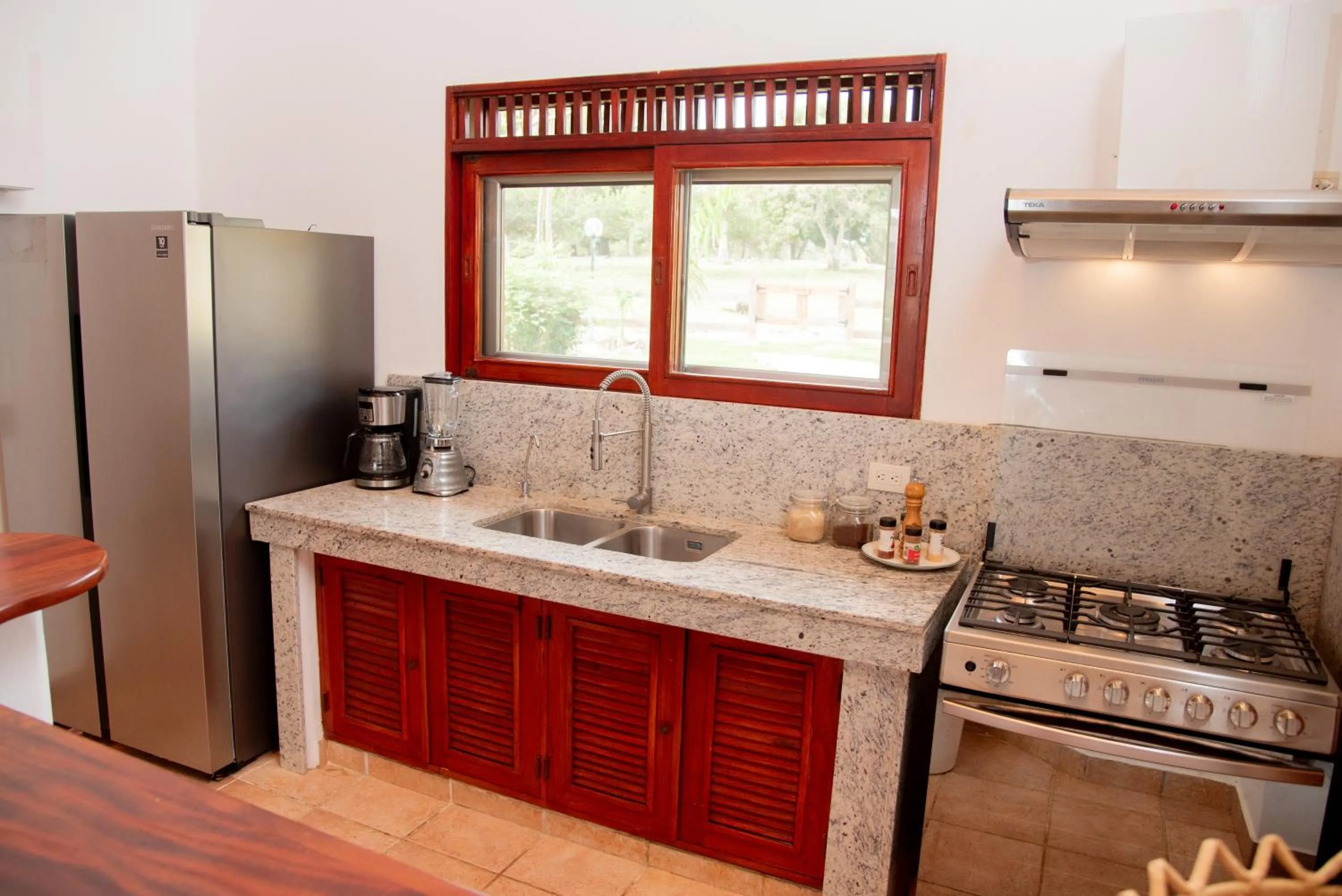 Kitchen or kitchenette in Villa Diana