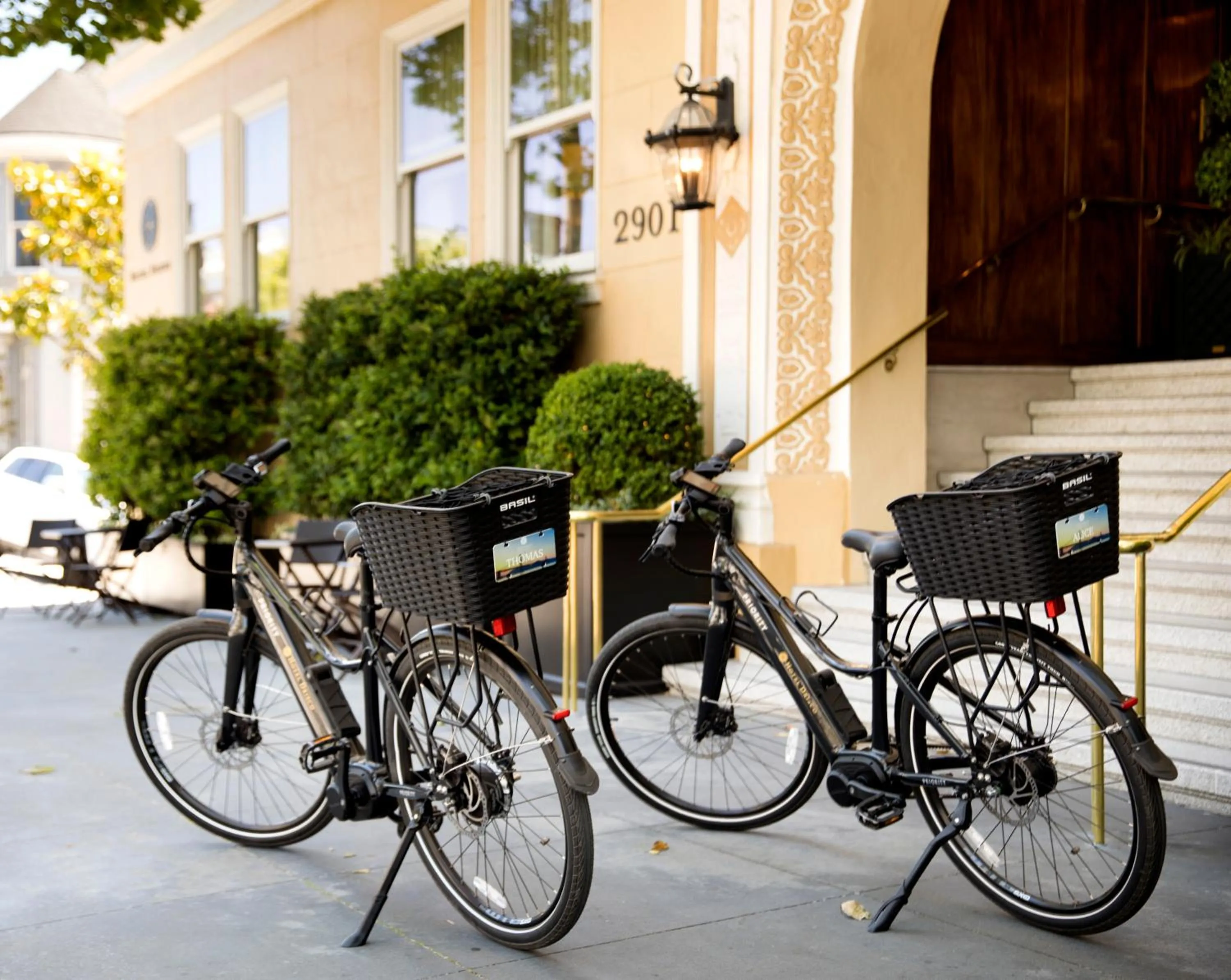 Cycling in Hotel Drisco