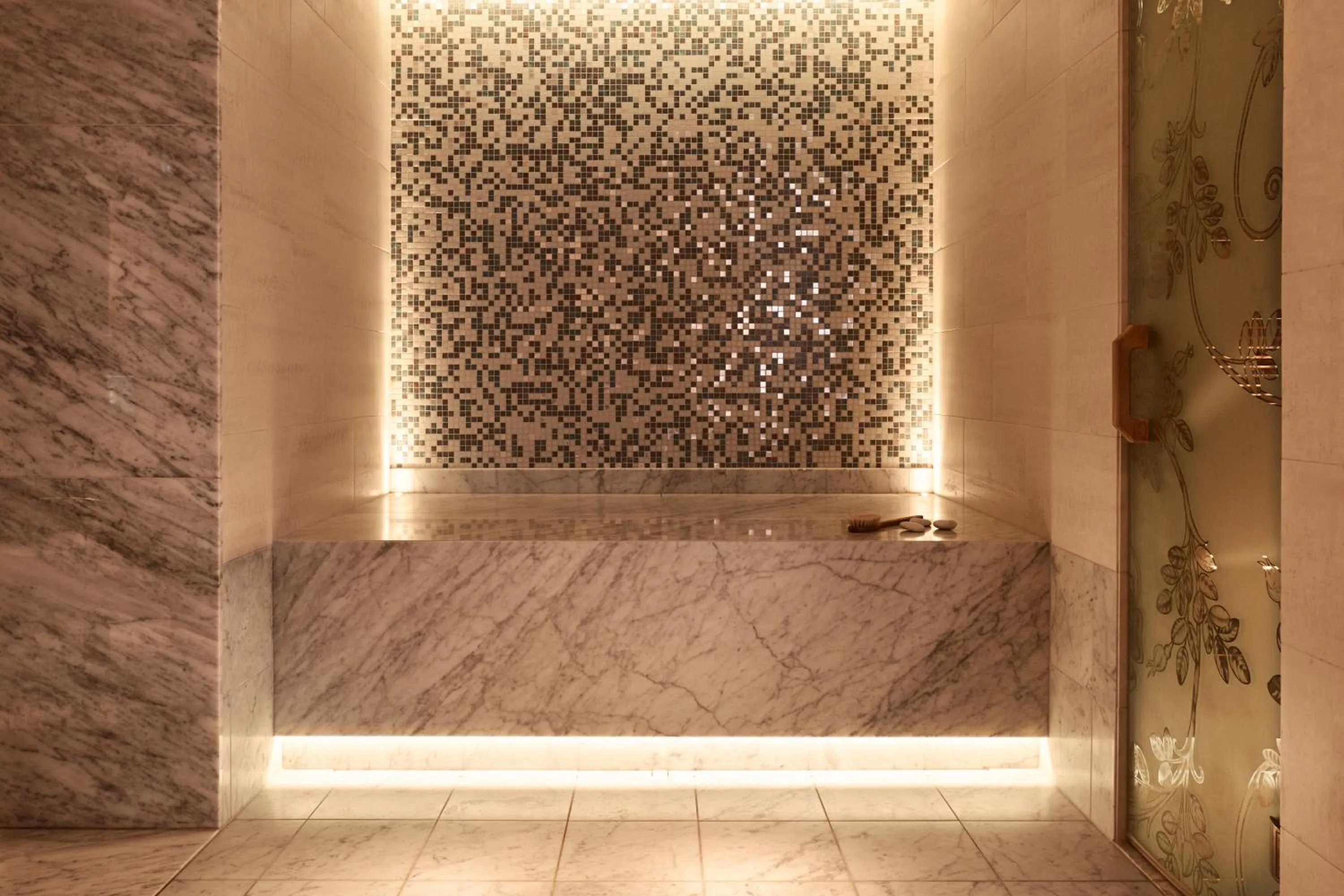 Steam room in Hotel Diplomat Stockholm