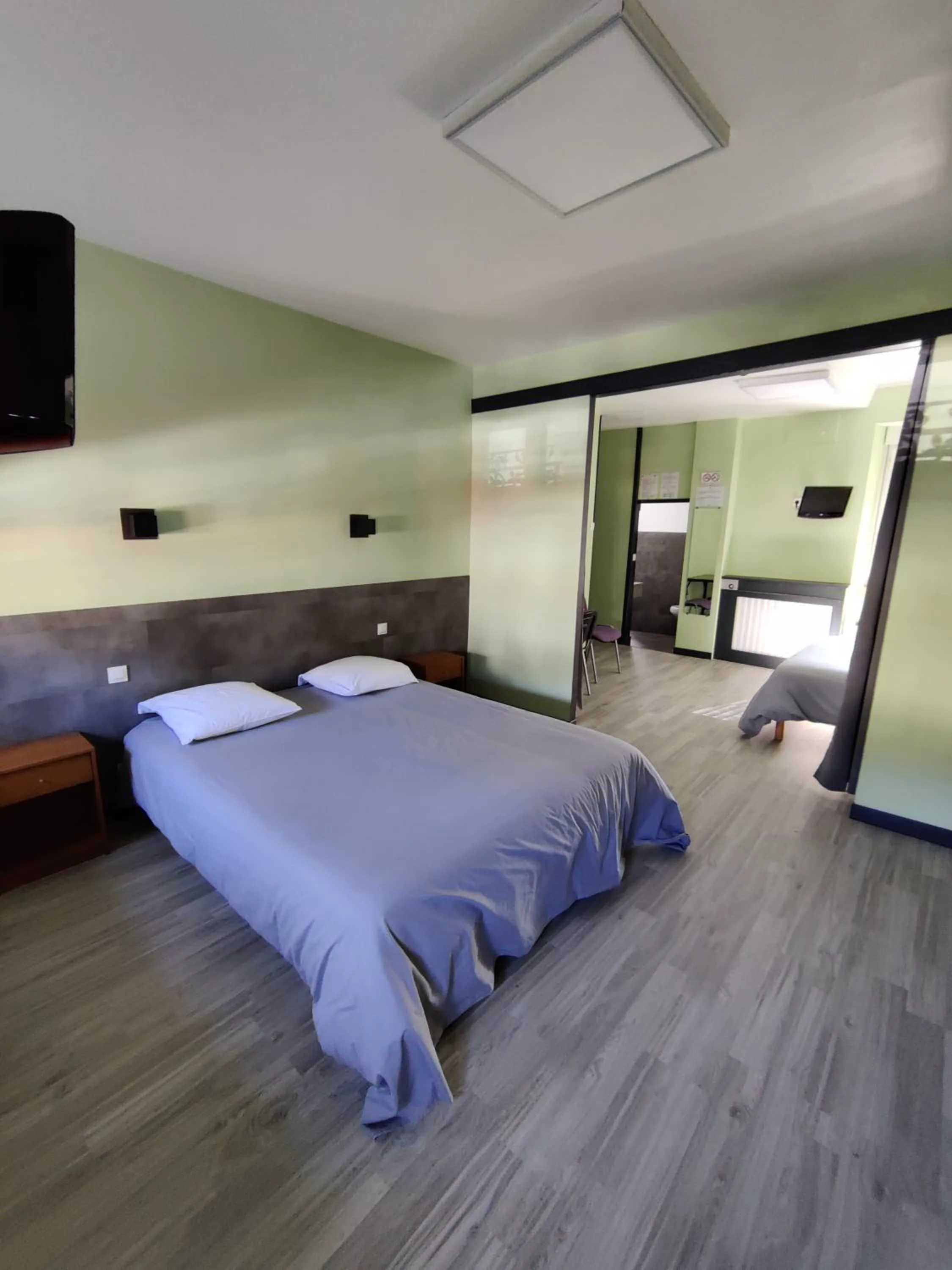 Bedroom, Bed in Hôtel Saint - Pierre