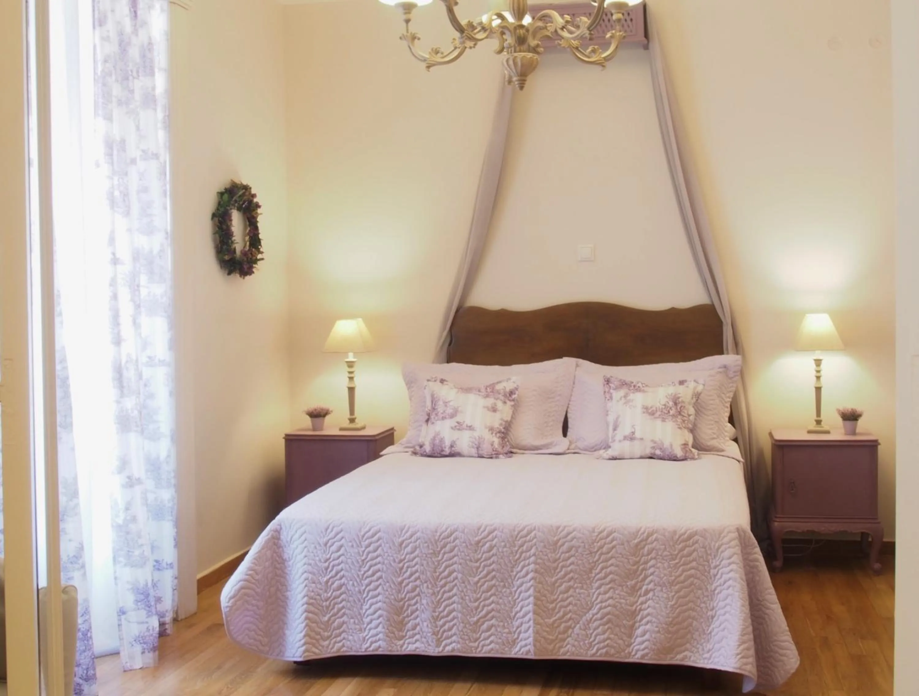 Photo of the whole room, Bed in The Koukaki Residence