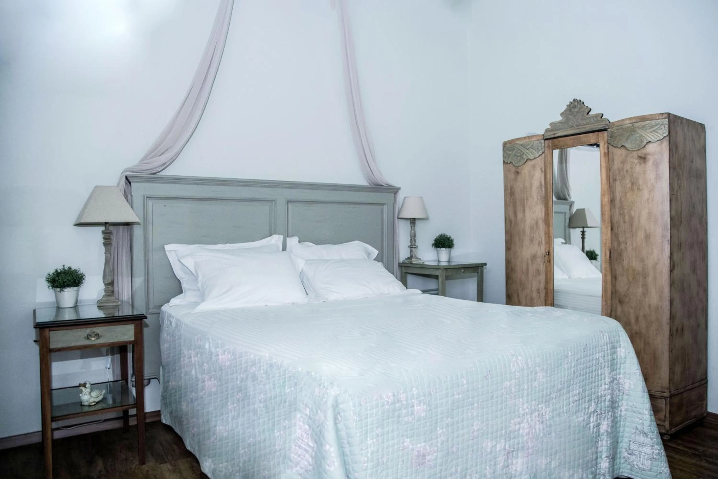 Bed in The Koukaki Residence