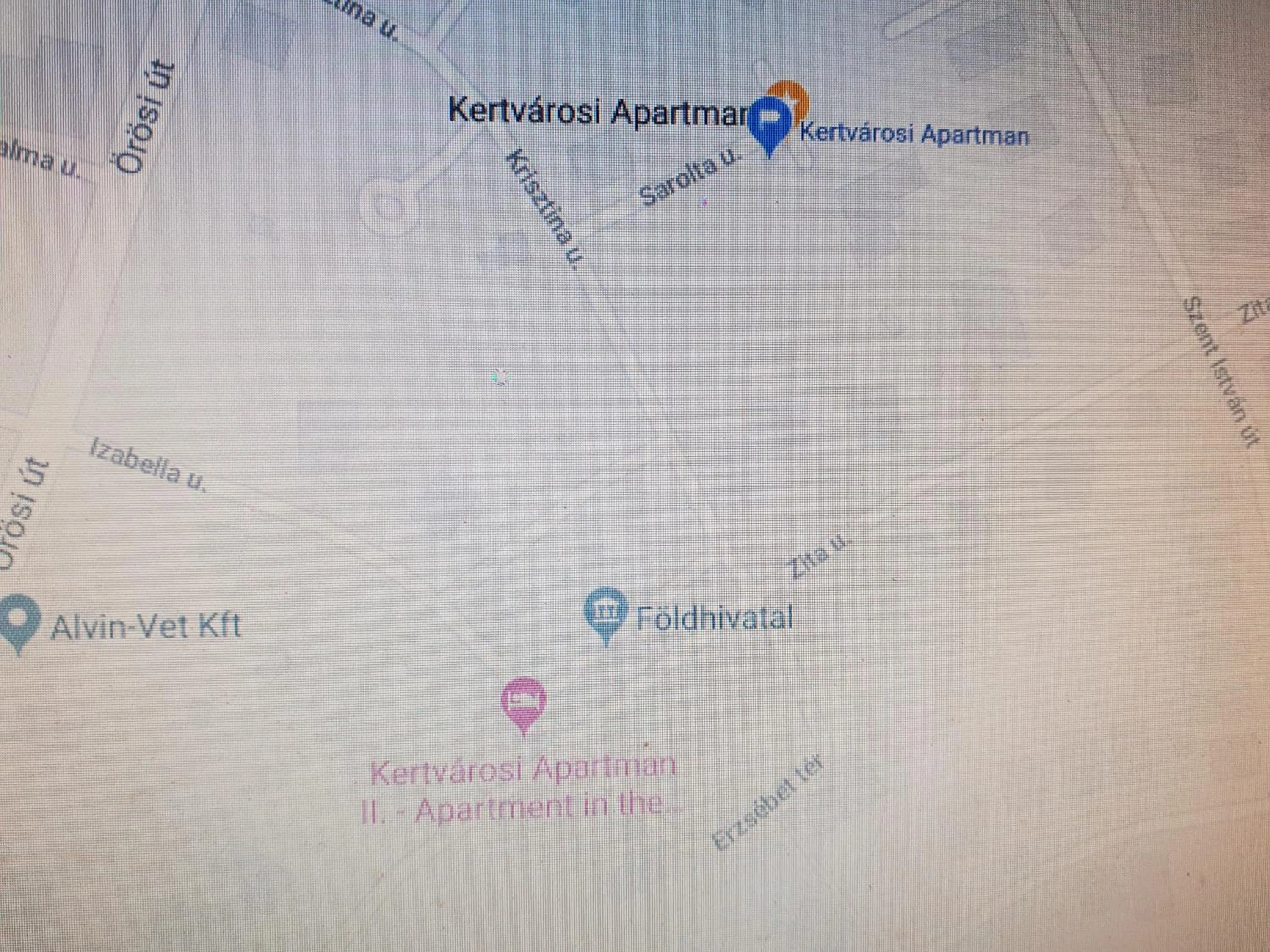 Neighbourhood in Kertvárosi Apartman