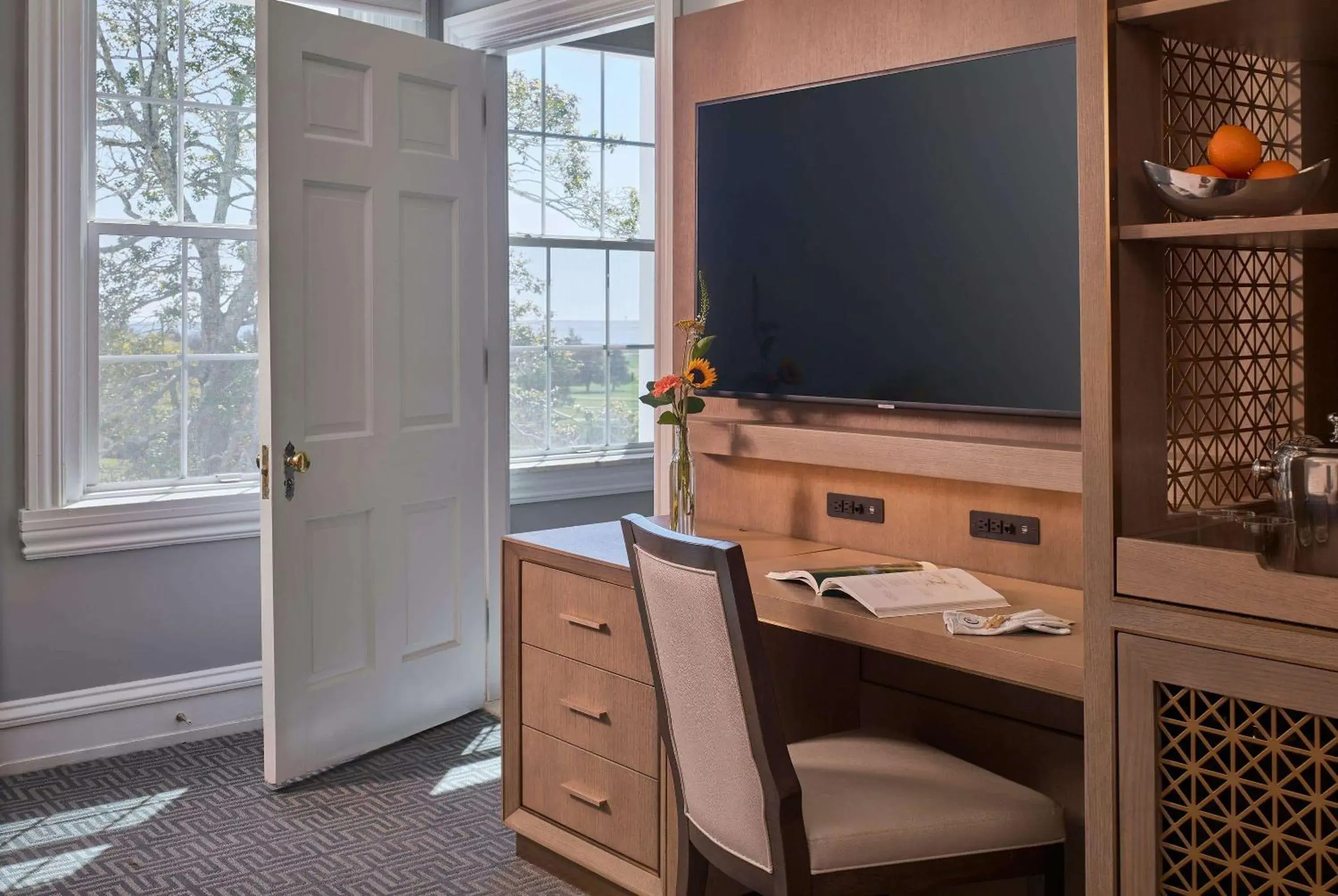 King Room with Bay Course View in Seaview, A Dolce Hotel King Room with Bay Course View in Seaview, A Dolce Hotel