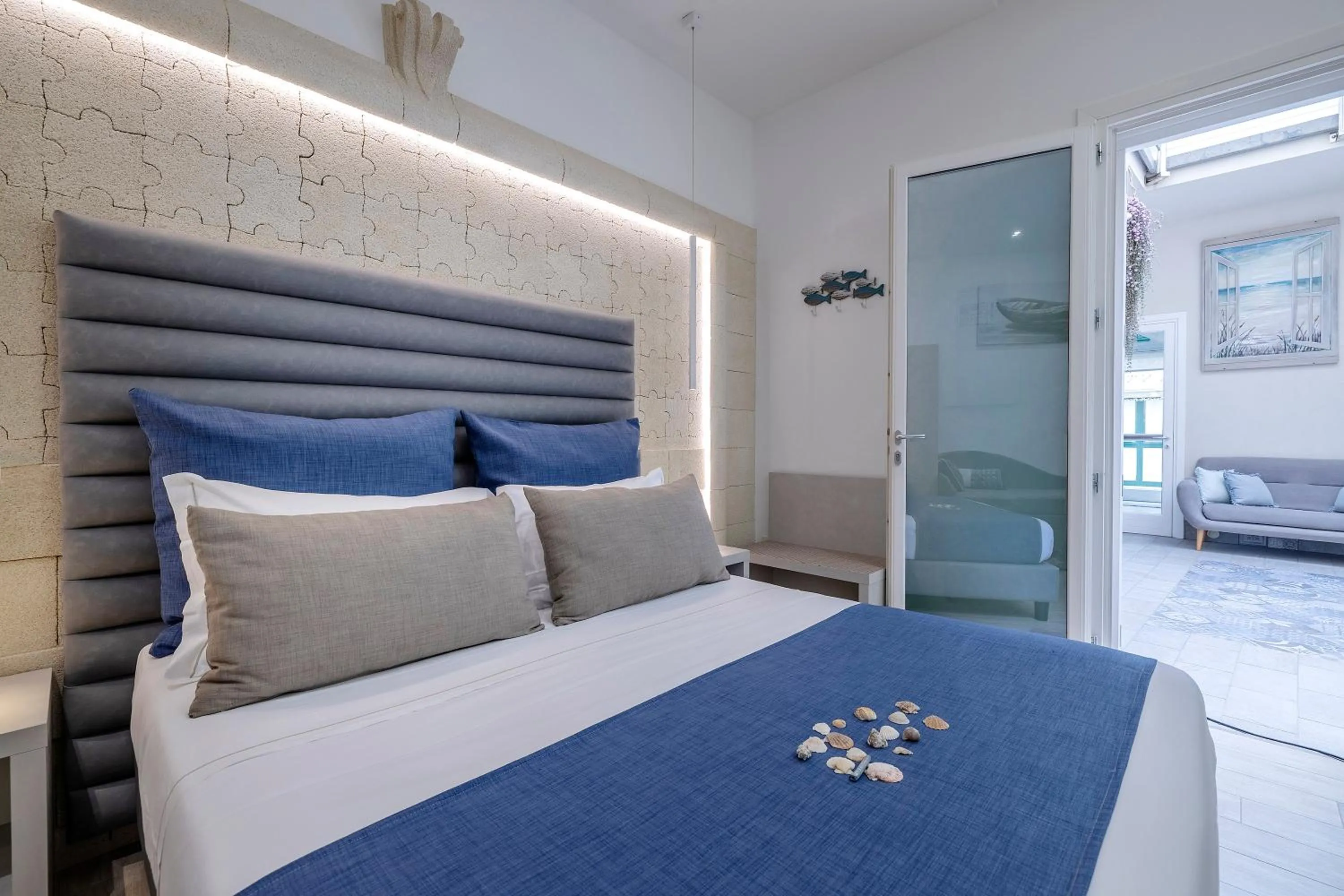 Bedroom, Bed in Hotel Soffio D'Estate