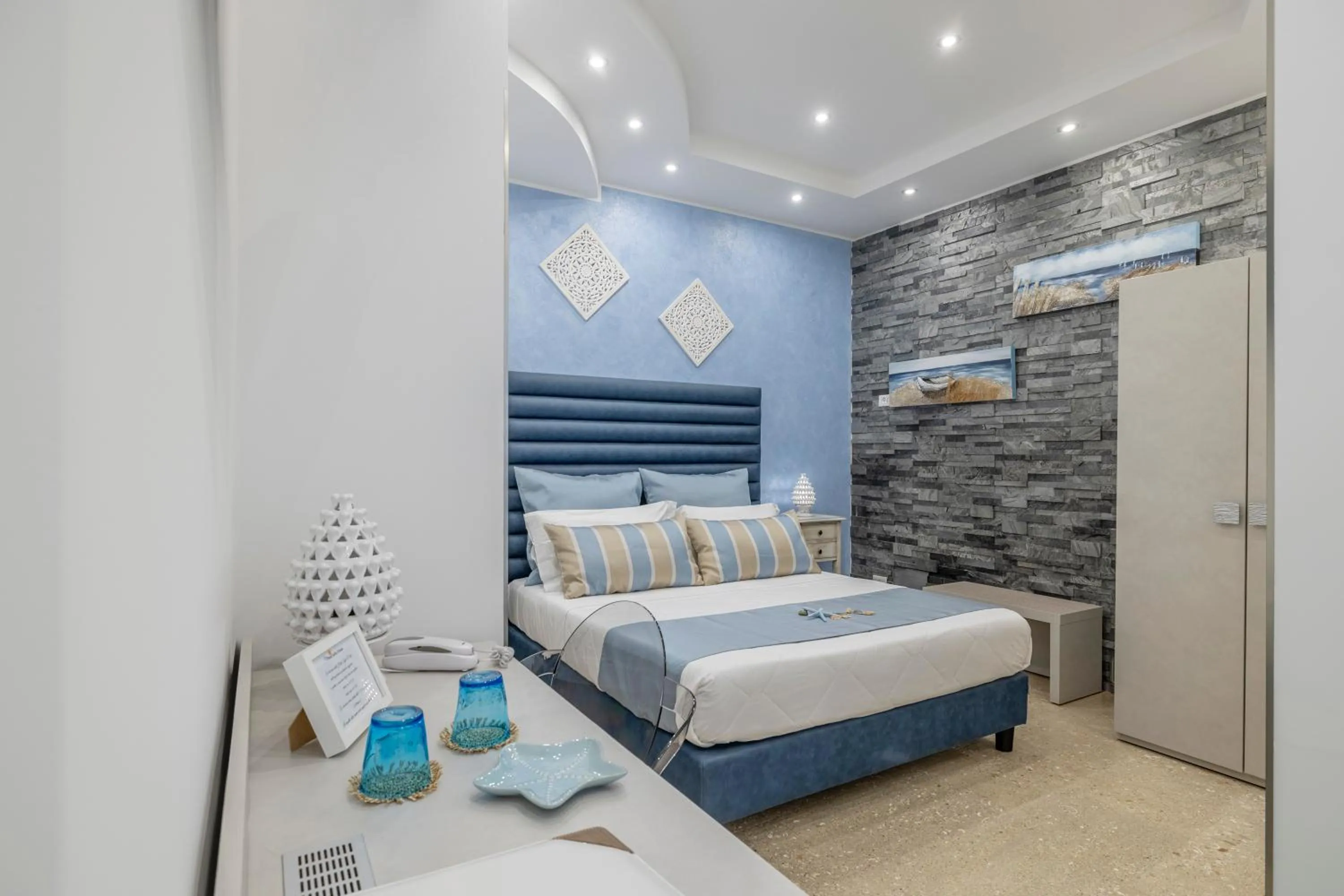 Bedroom, Bed in Hotel Soffio D'Estate