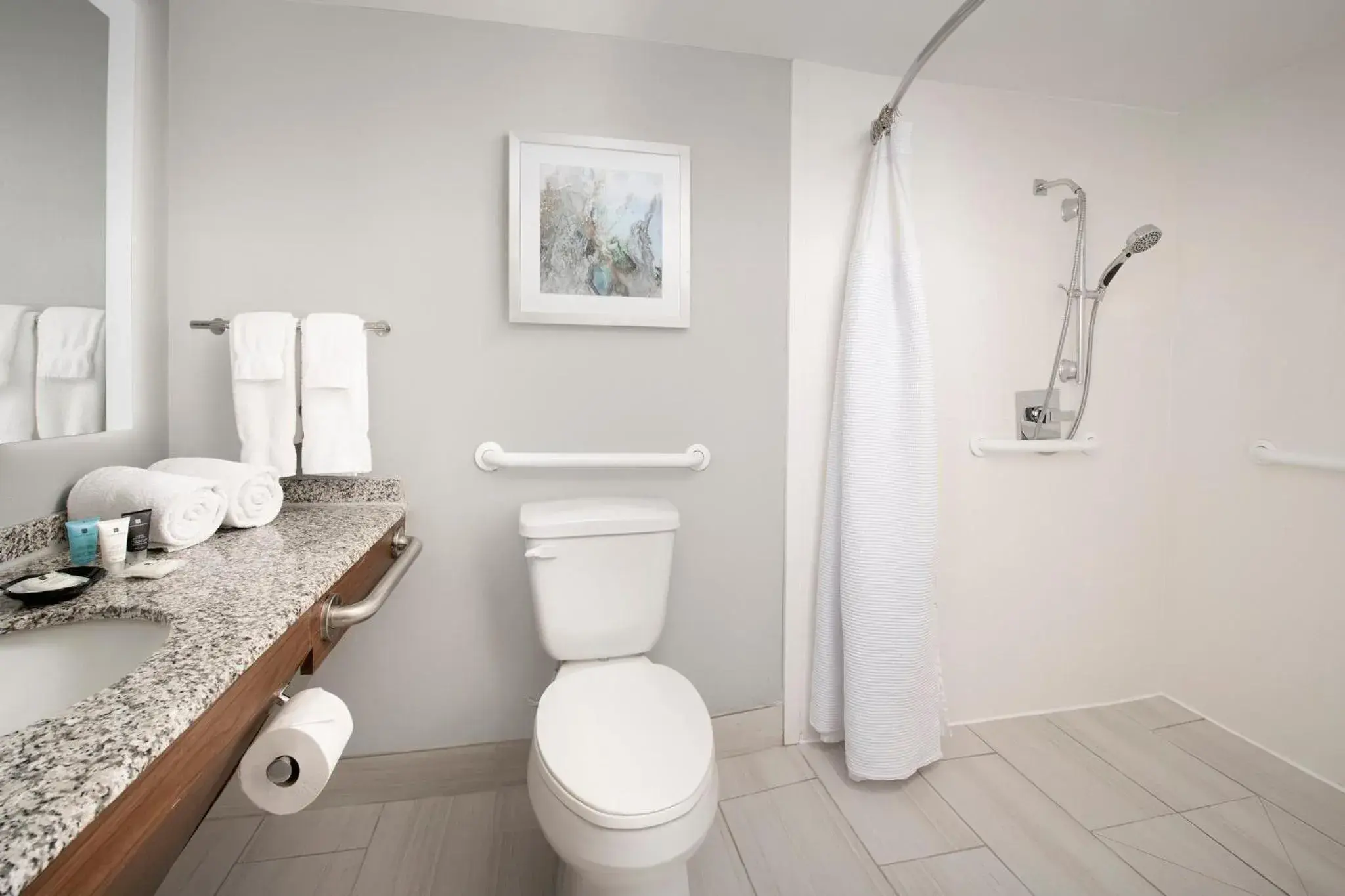 Standard King Room with Mobility Accessible Roll-In Shower in Crowne Plaza San Antonio Airport by IHG Standard King Room with Mobility Accessible Roll-In Shower in Crowne Plaza San Antonio Airport by IHG
