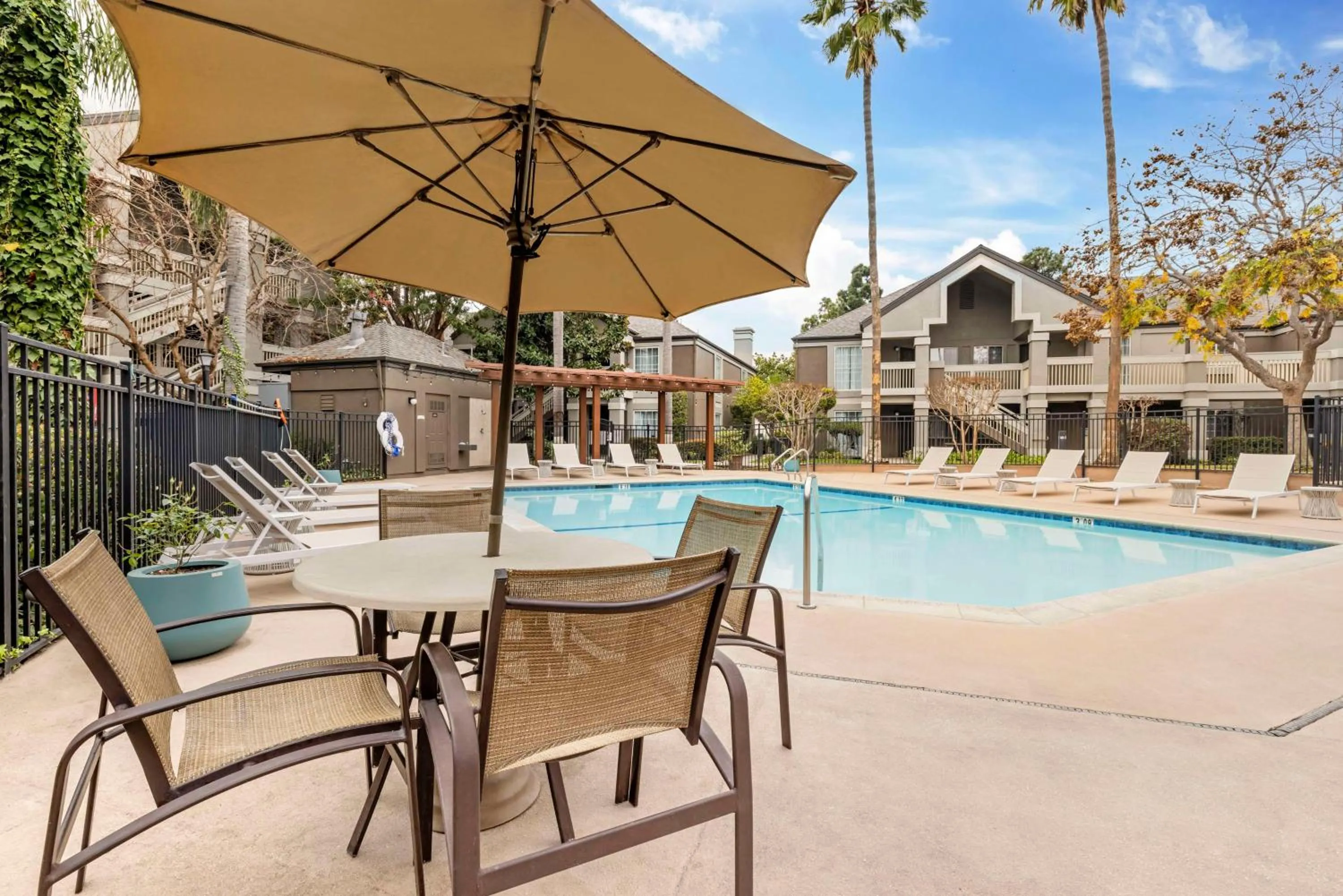 Pool view in Sonesta ES Suites Torrance Redondo Beach