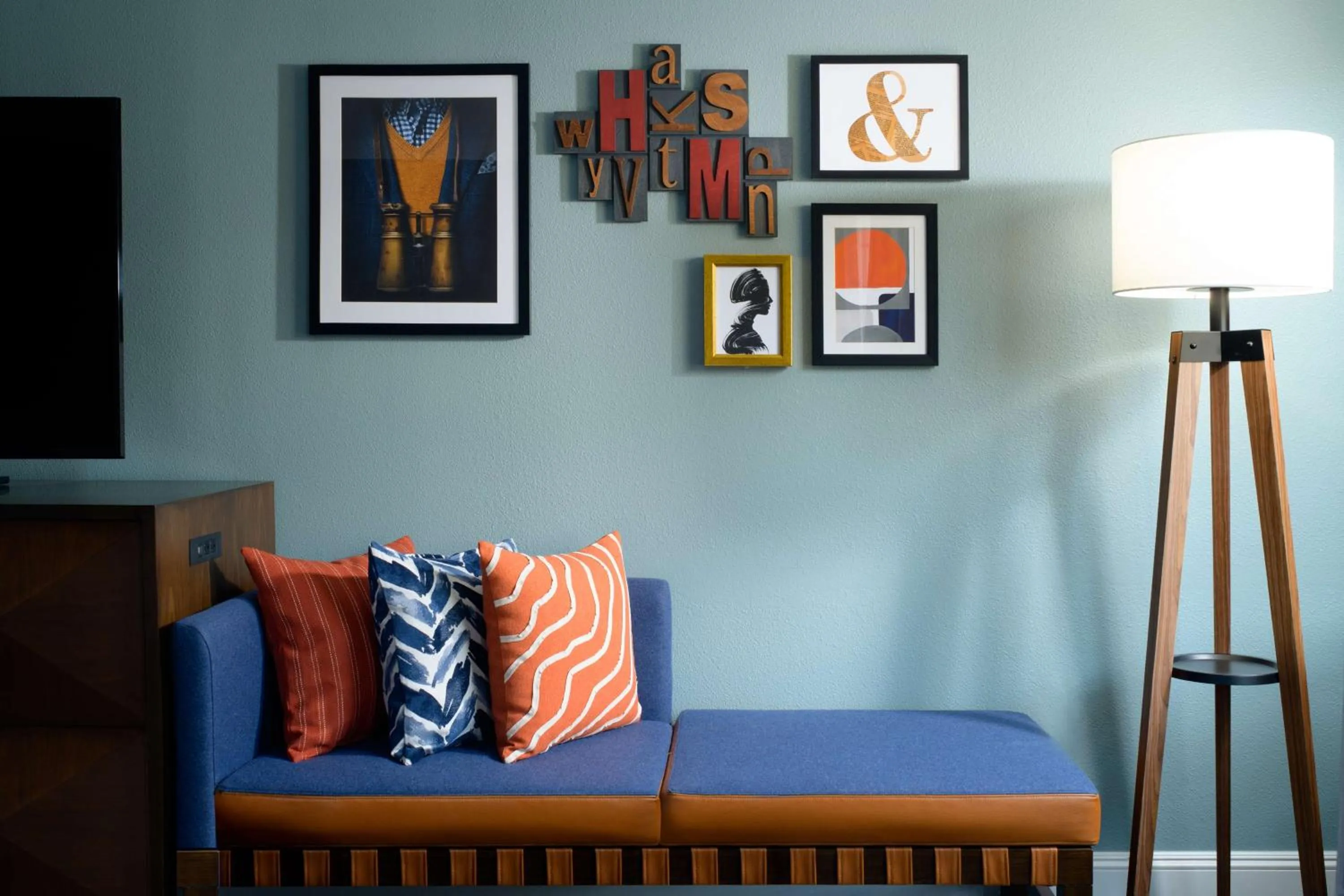 Living room in Hayes Mansion San Jose, Curio Collection by Hilton