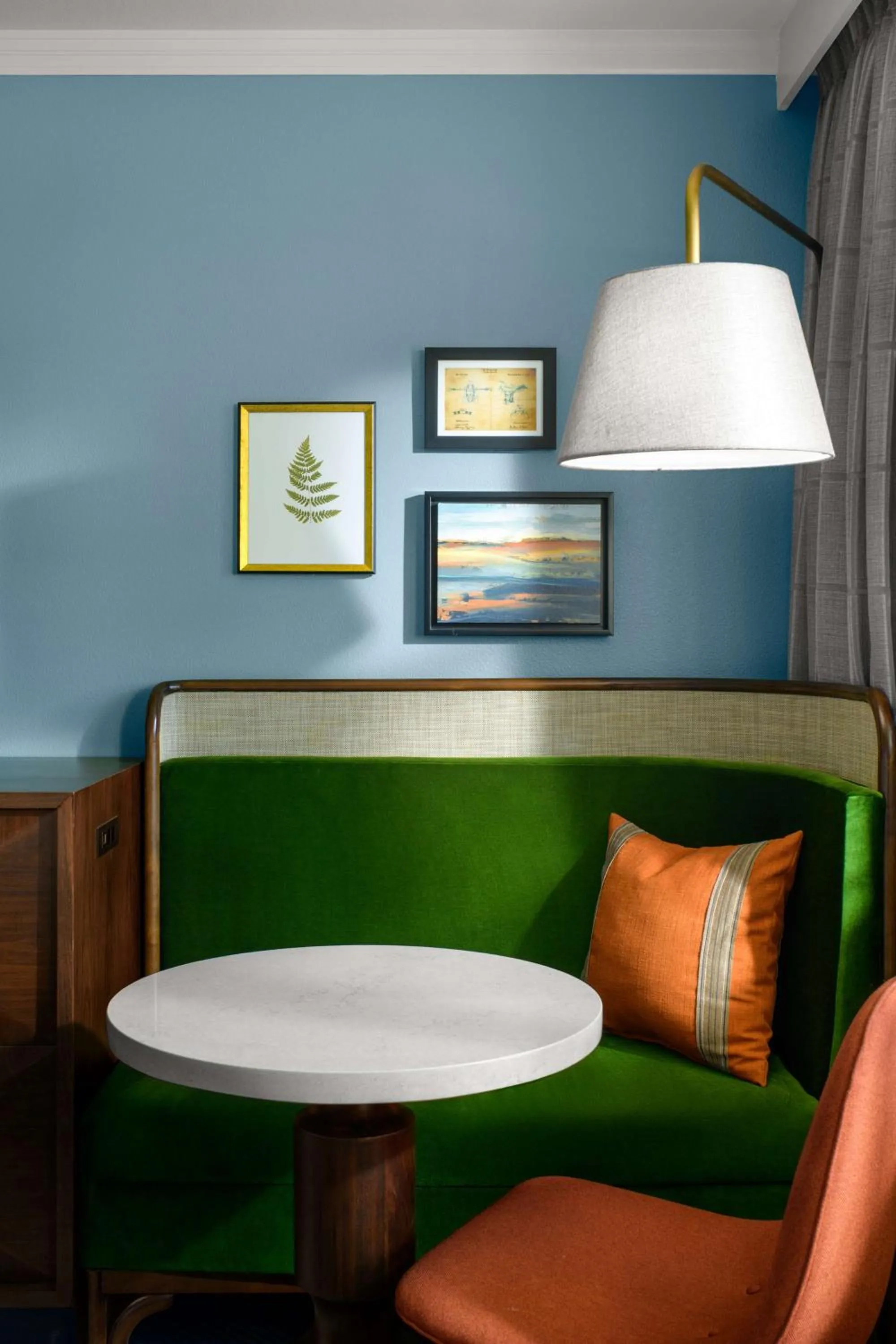 Living room in Hayes Mansion San Jose, Curio Collection by Hilton