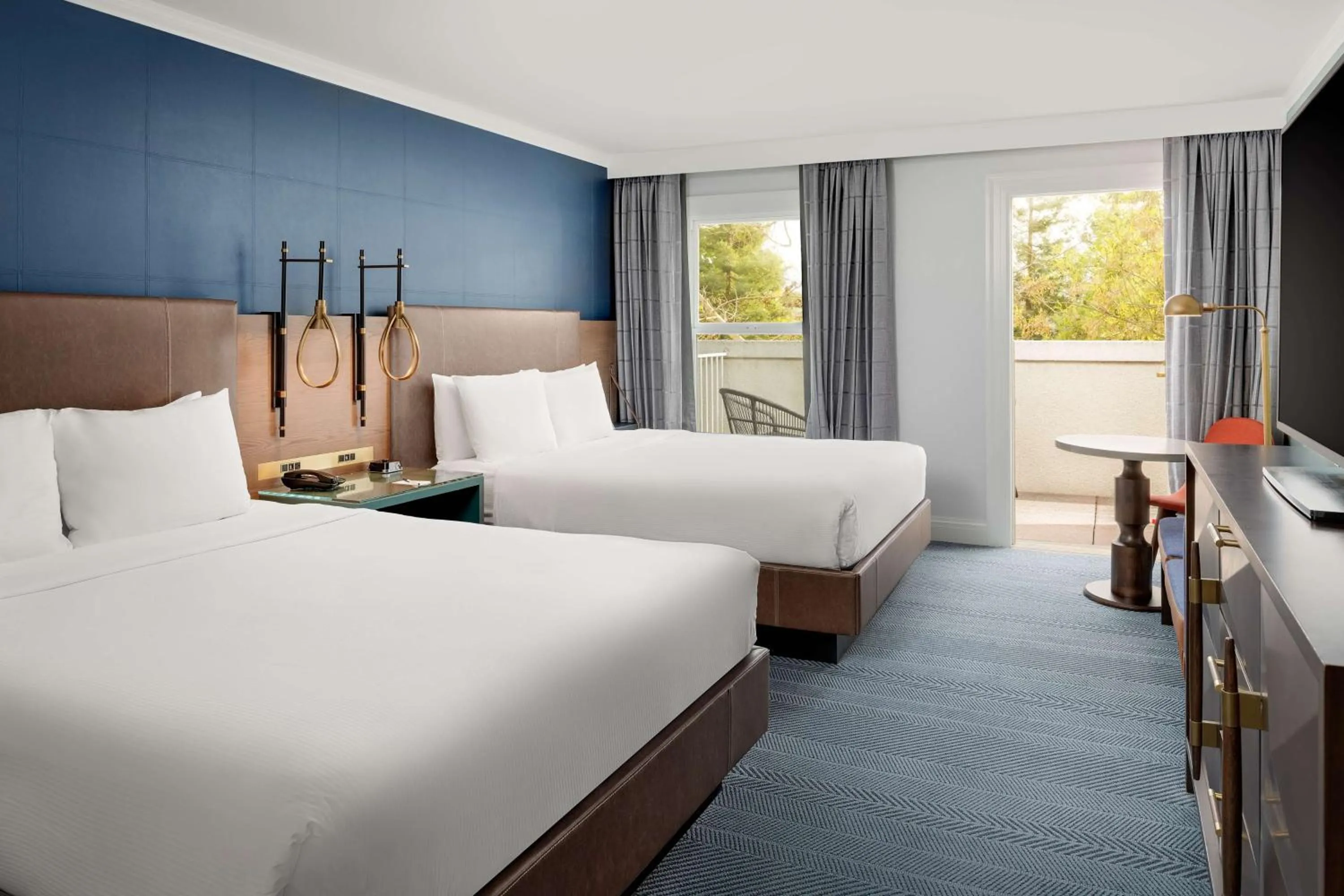 Bedroom, Bed in Hayes Mansion San Jose, Curio Collection by Hilton