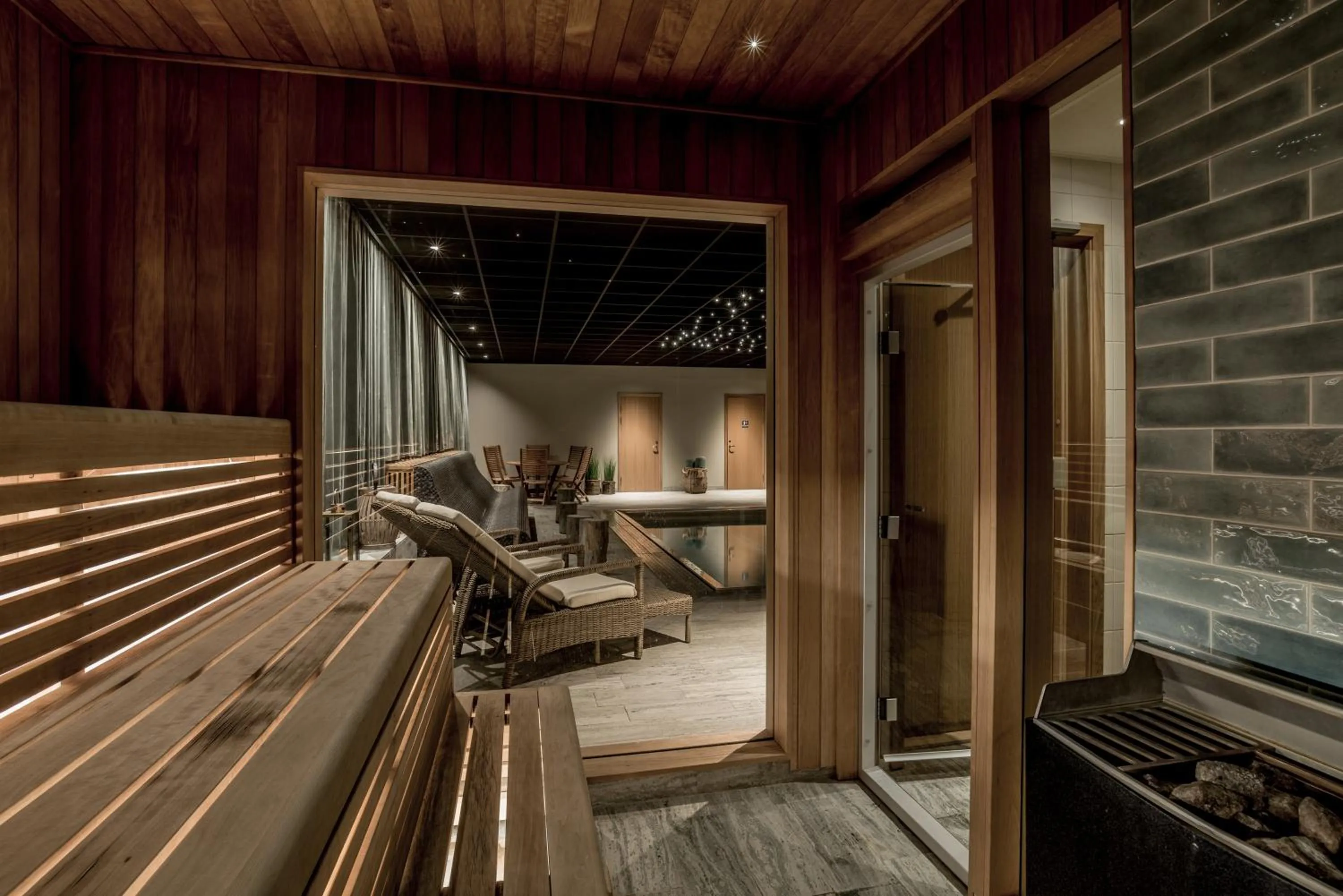 Sauna in Blommenhof Hotel