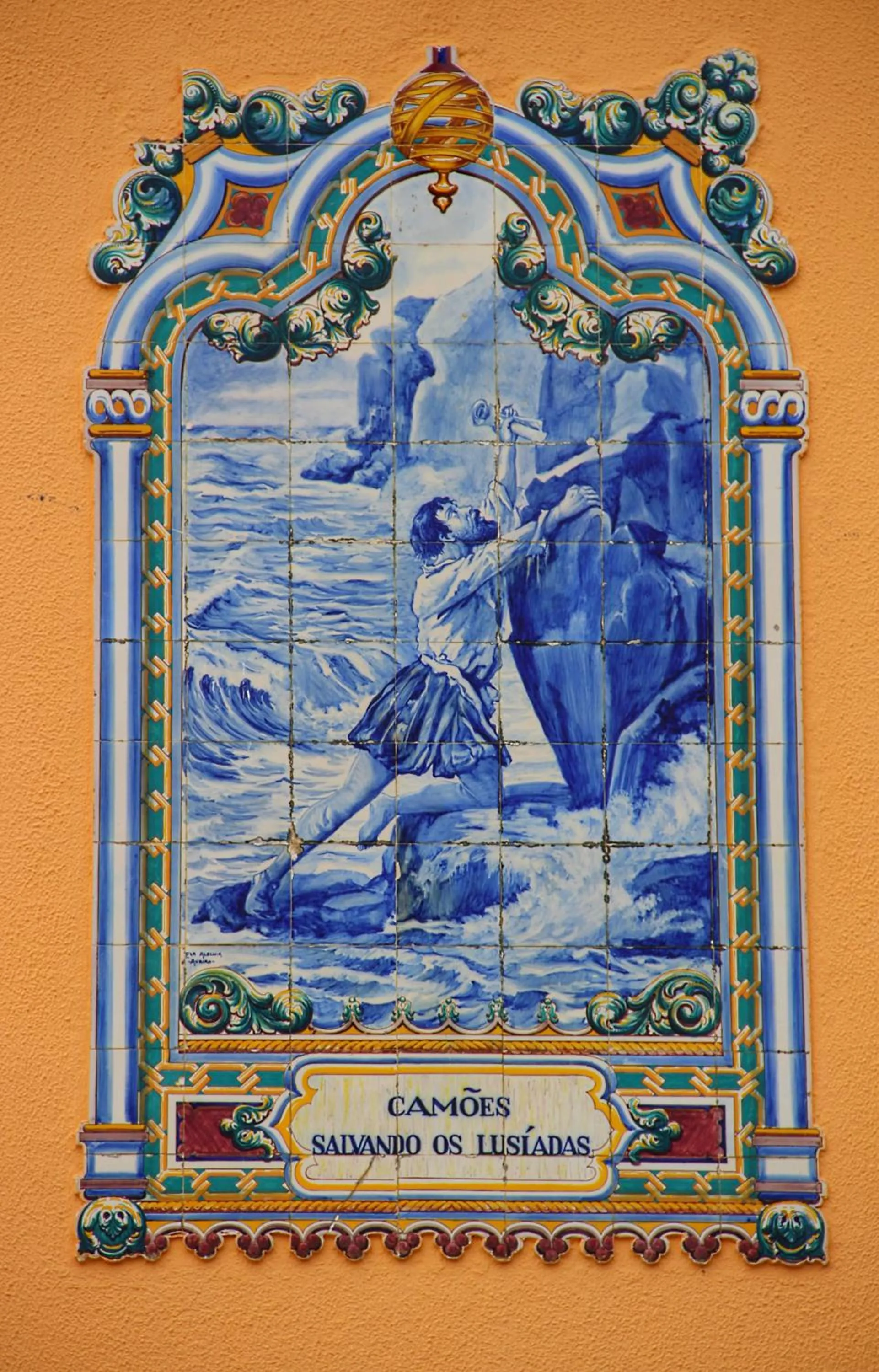 Decorative detail in Sea Garden Peniche