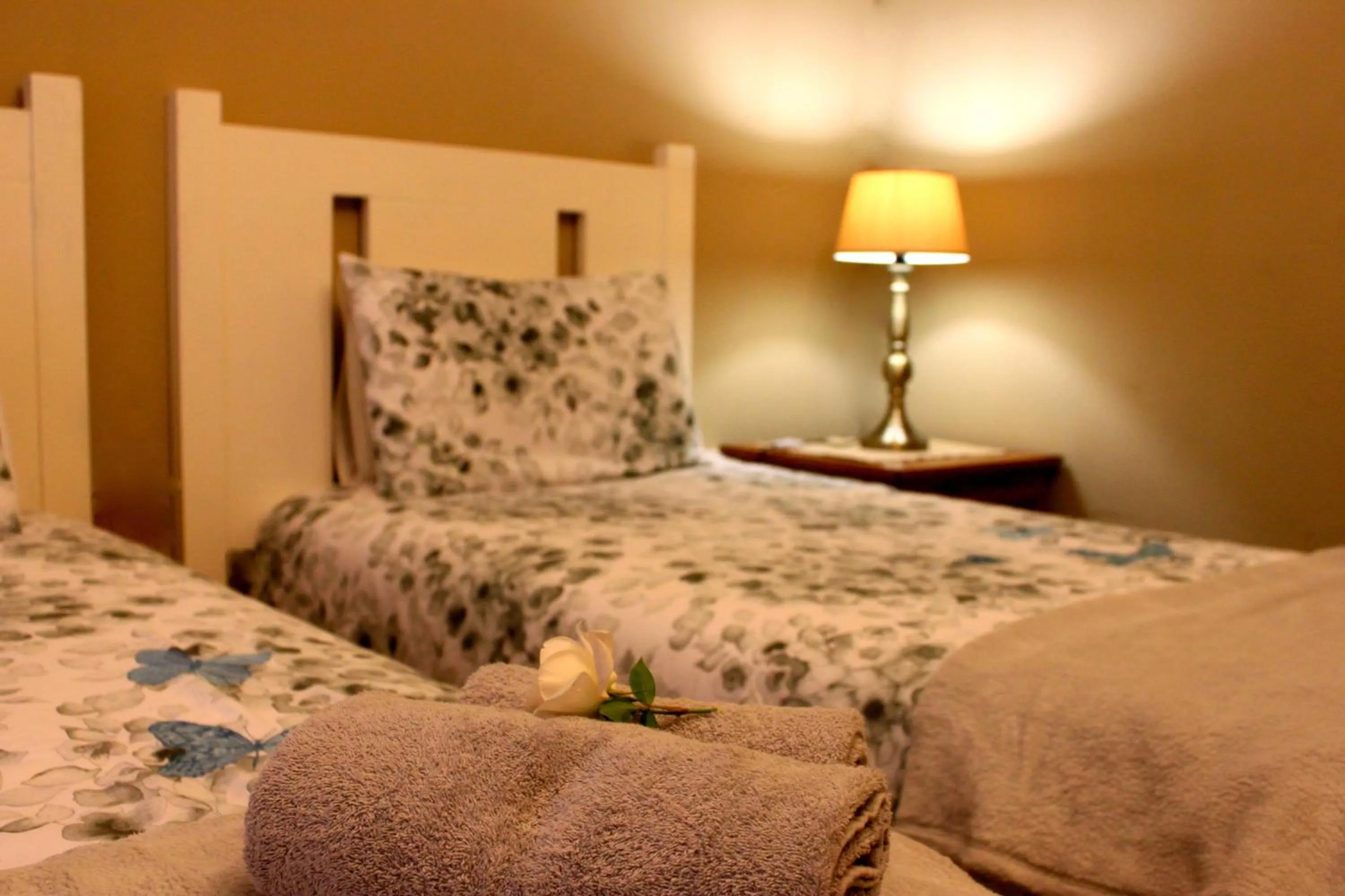 Bed in khaya4u Guesthouse