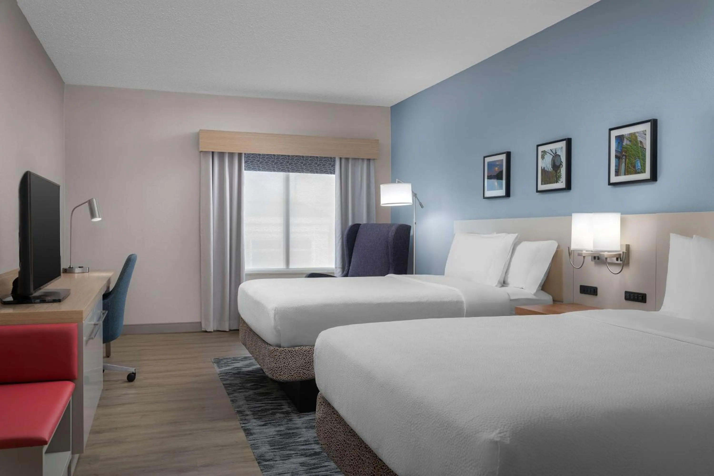 Bed in Hilton Garden Inn Wilkes-Barre