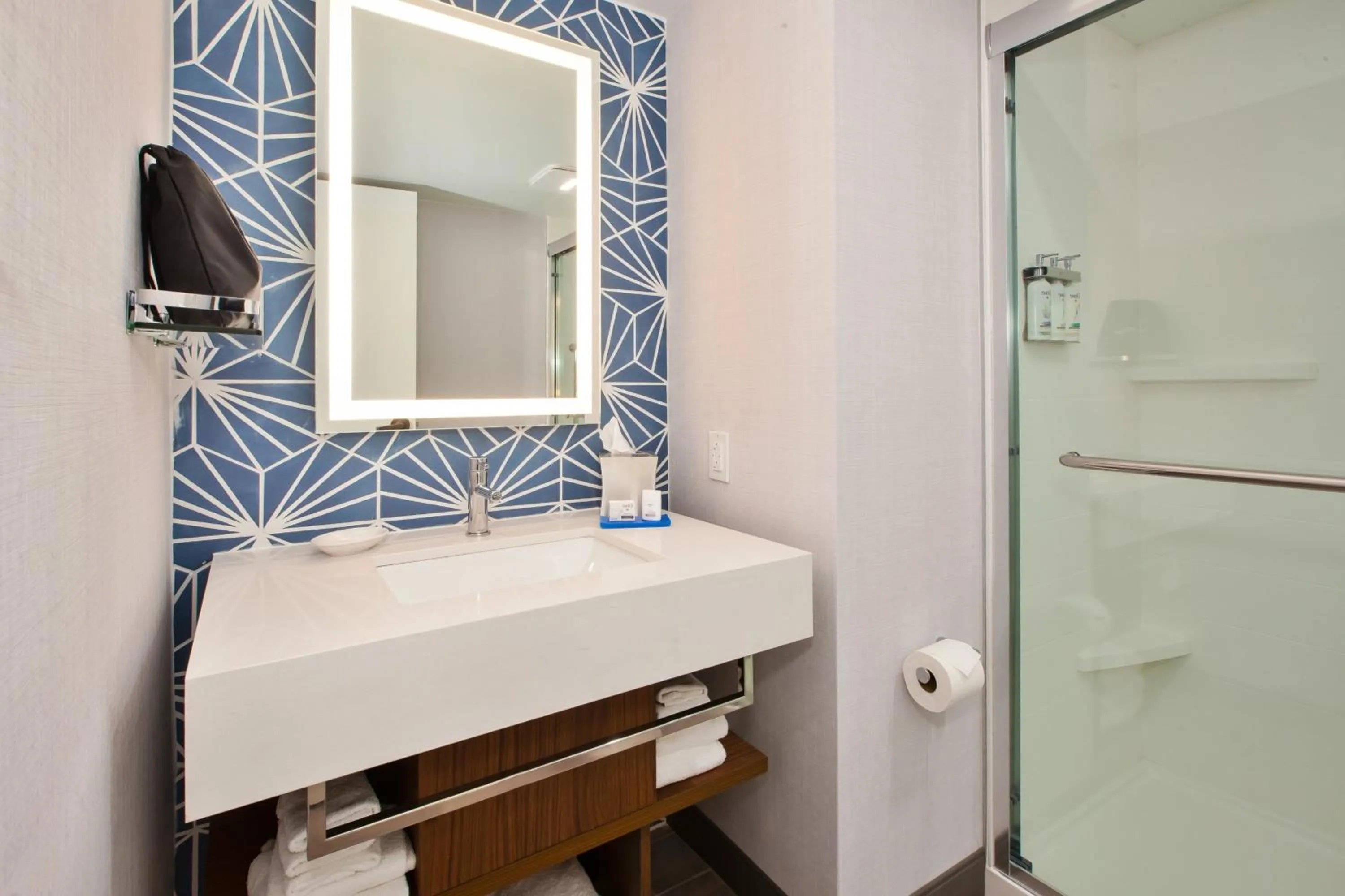 Bathroom in Holiday Inn Express & Suites VA Beach Oceanfront by IHG