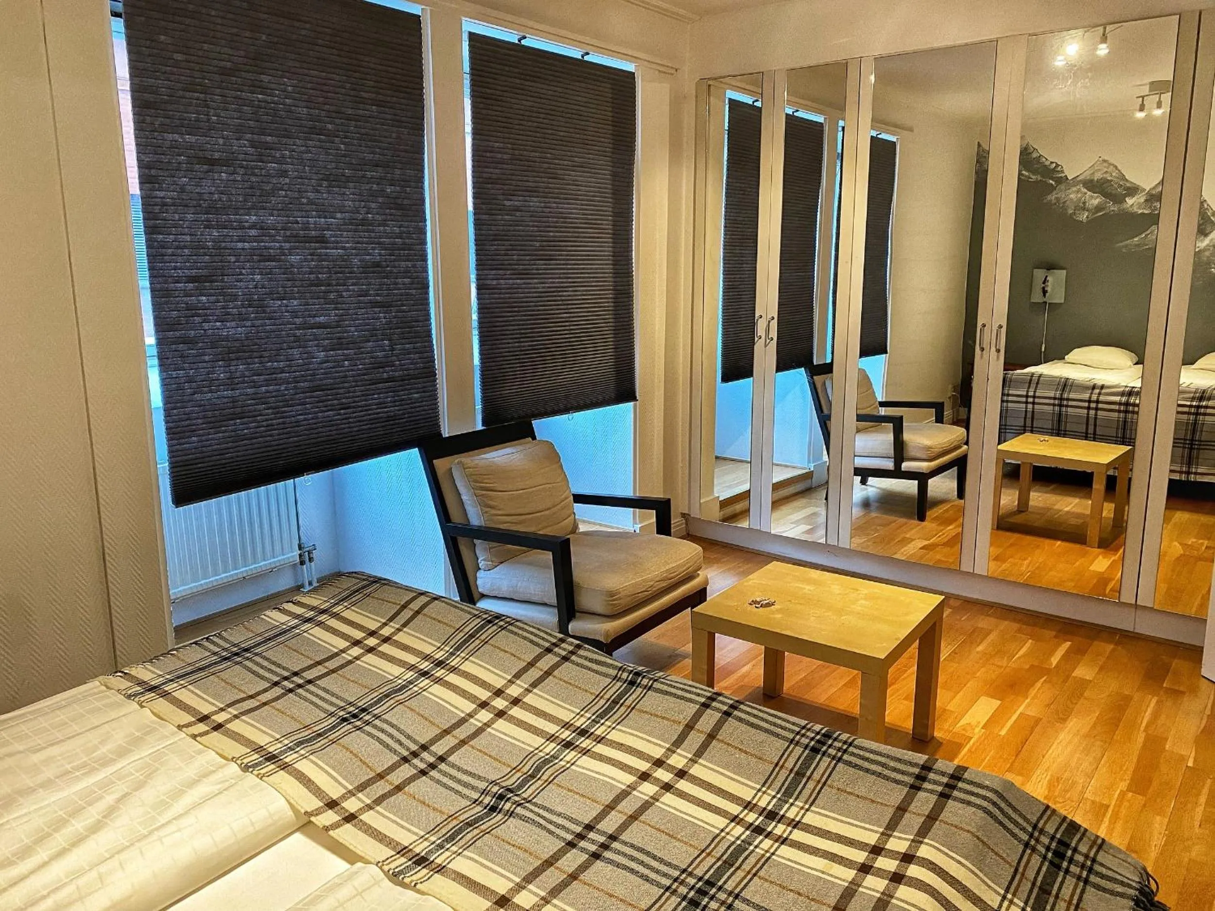 Seating area, Bed in Hotel Villan