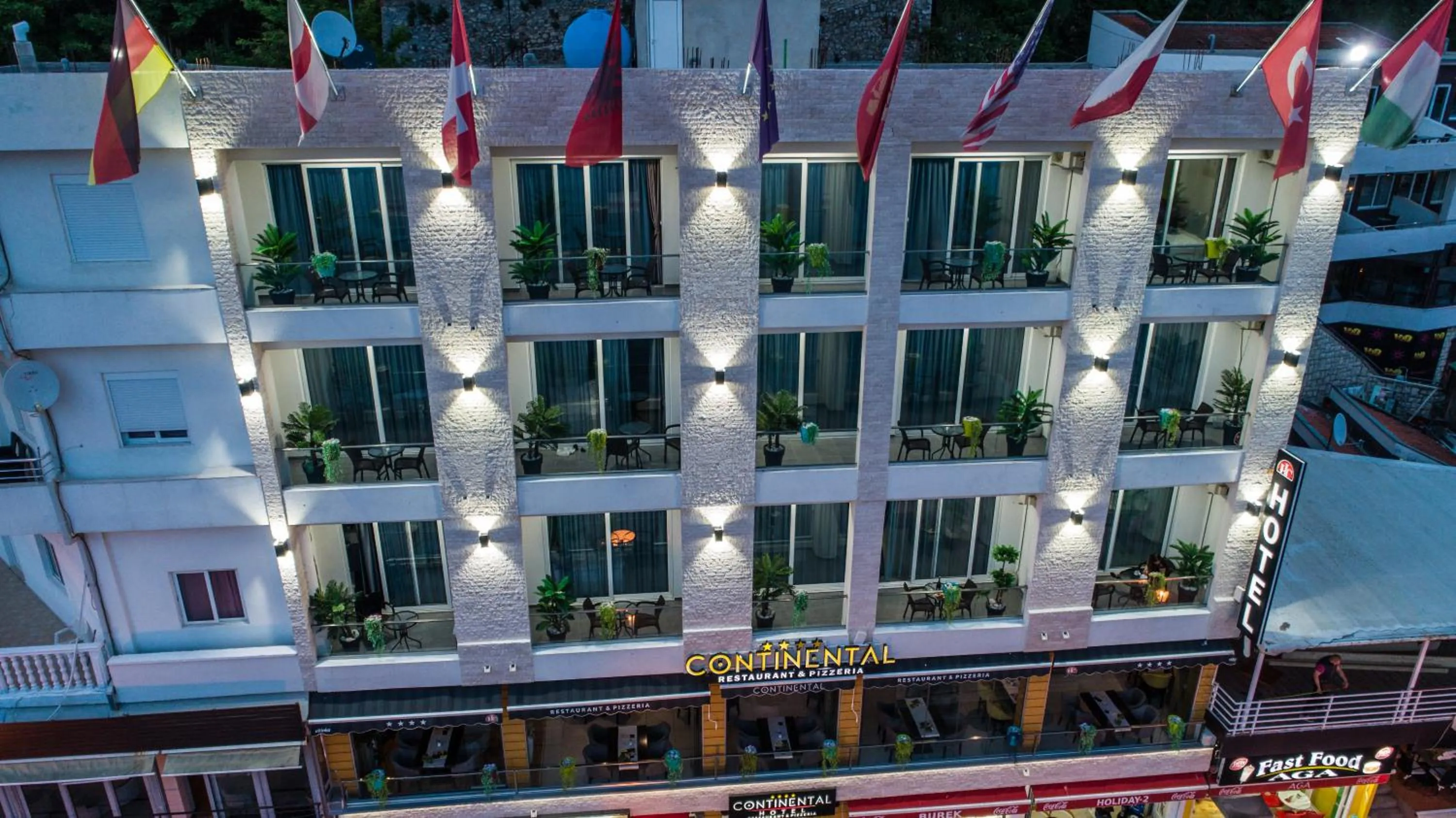 Property building in Continental Hotel