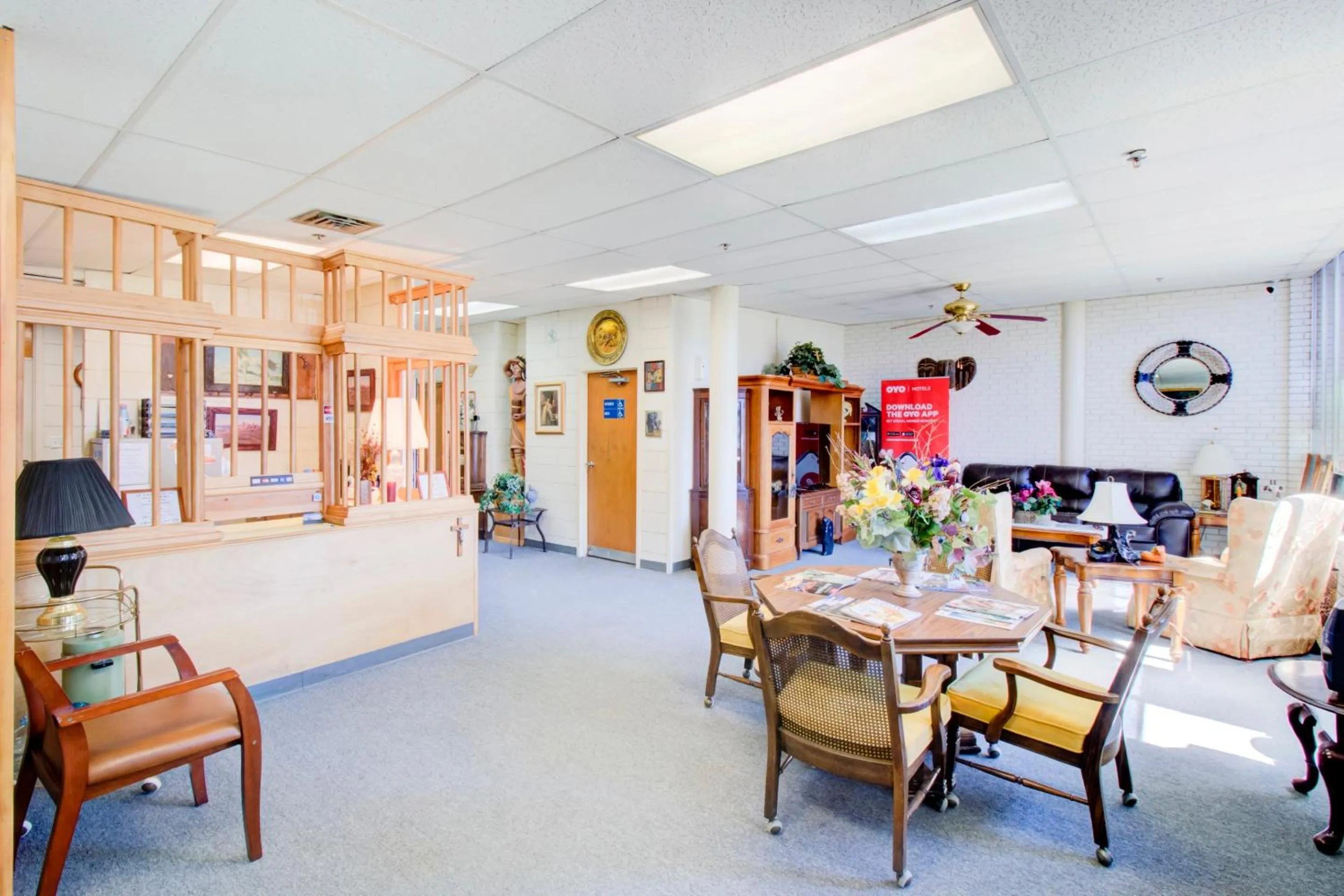 Lobby or reception in OYO Hotel Drumright I-44 OK