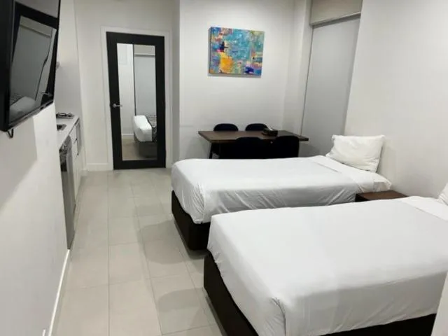 Bed in Whitehorse Apartments Hotel