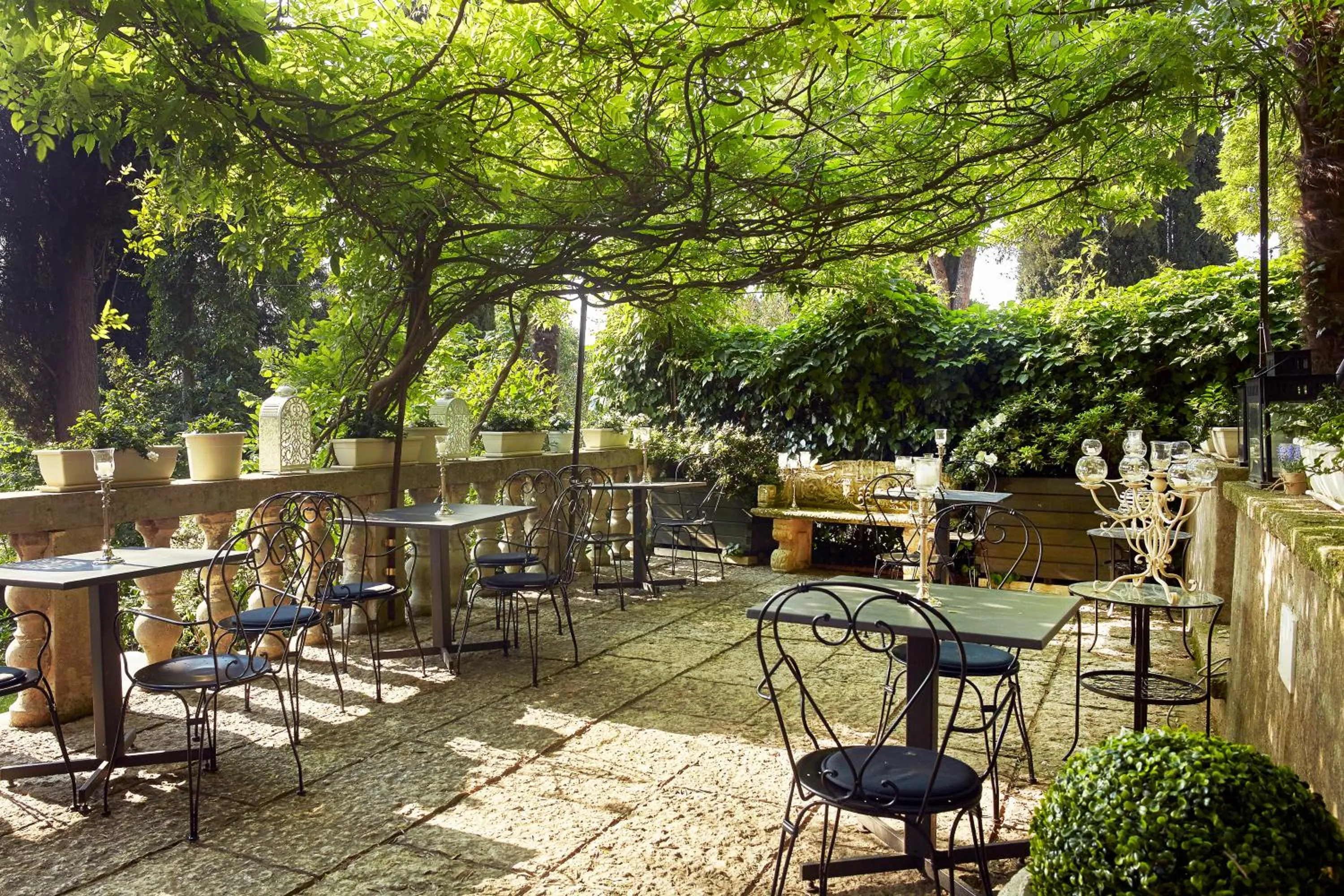 Balcony/Terrace in Residenza Ca' degli Enzi