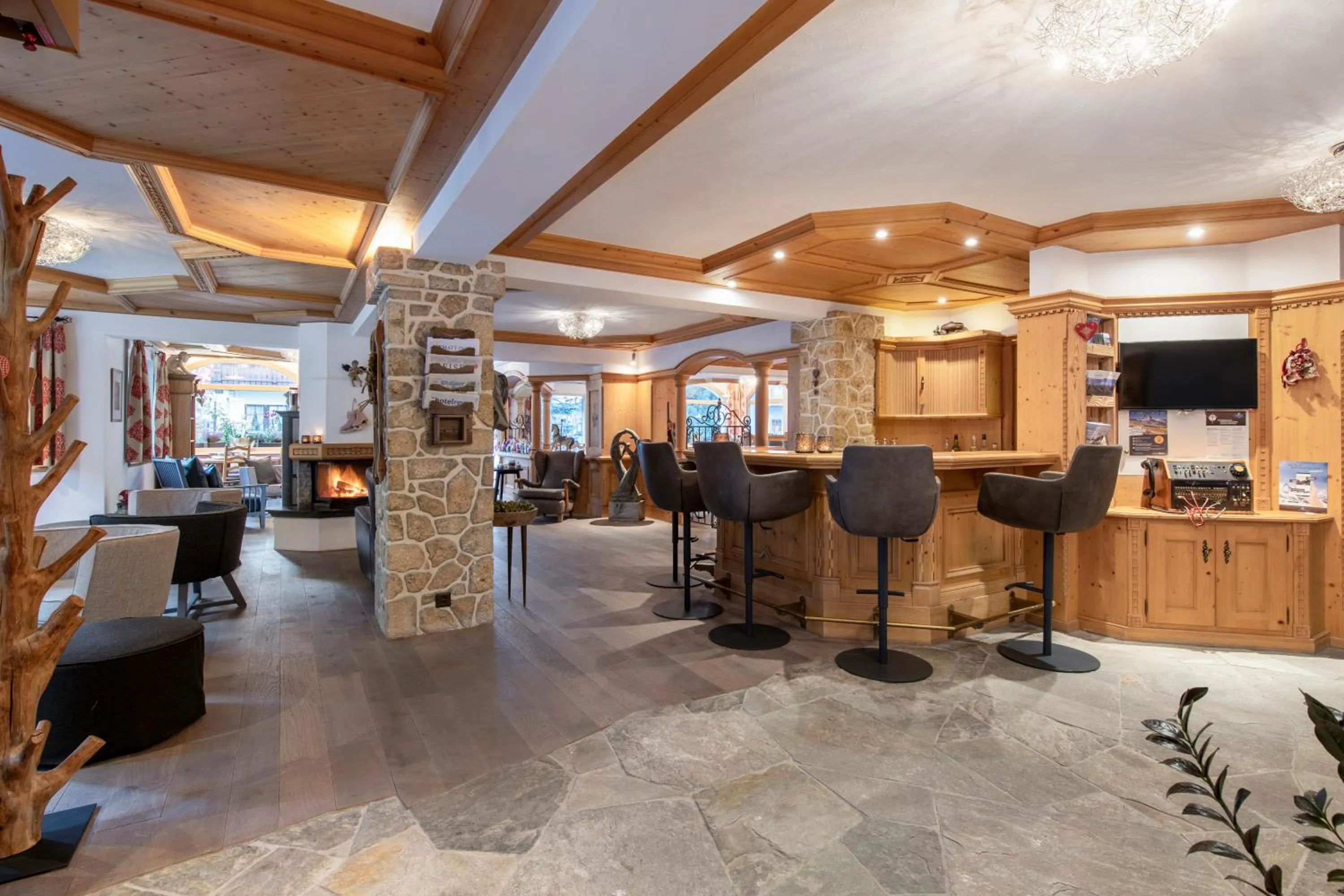 Lobby or reception in Chesa Valese by Sisters Zermatt