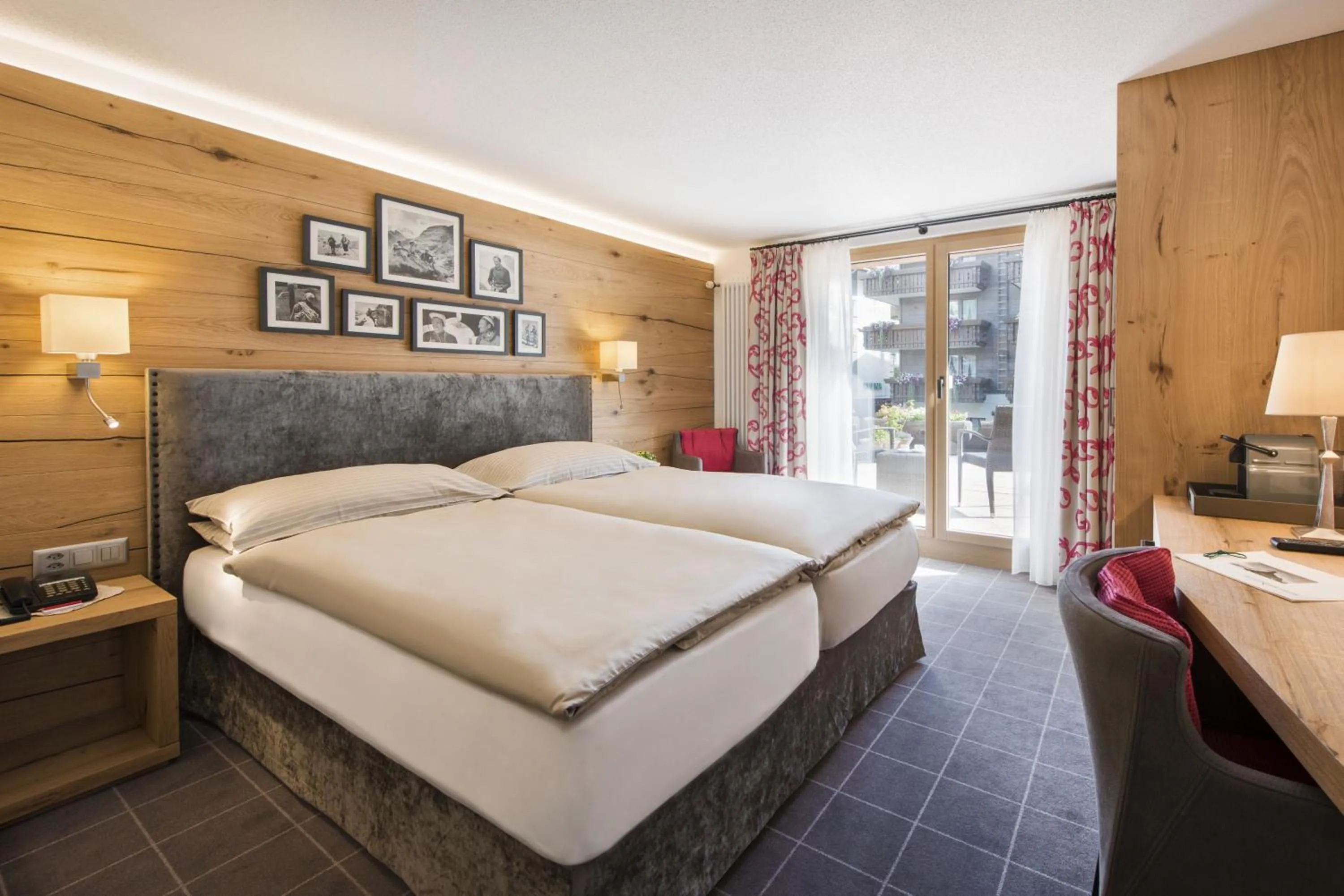 Photo of the whole room, Bed in Chesa Valese by Sisters Zermatt