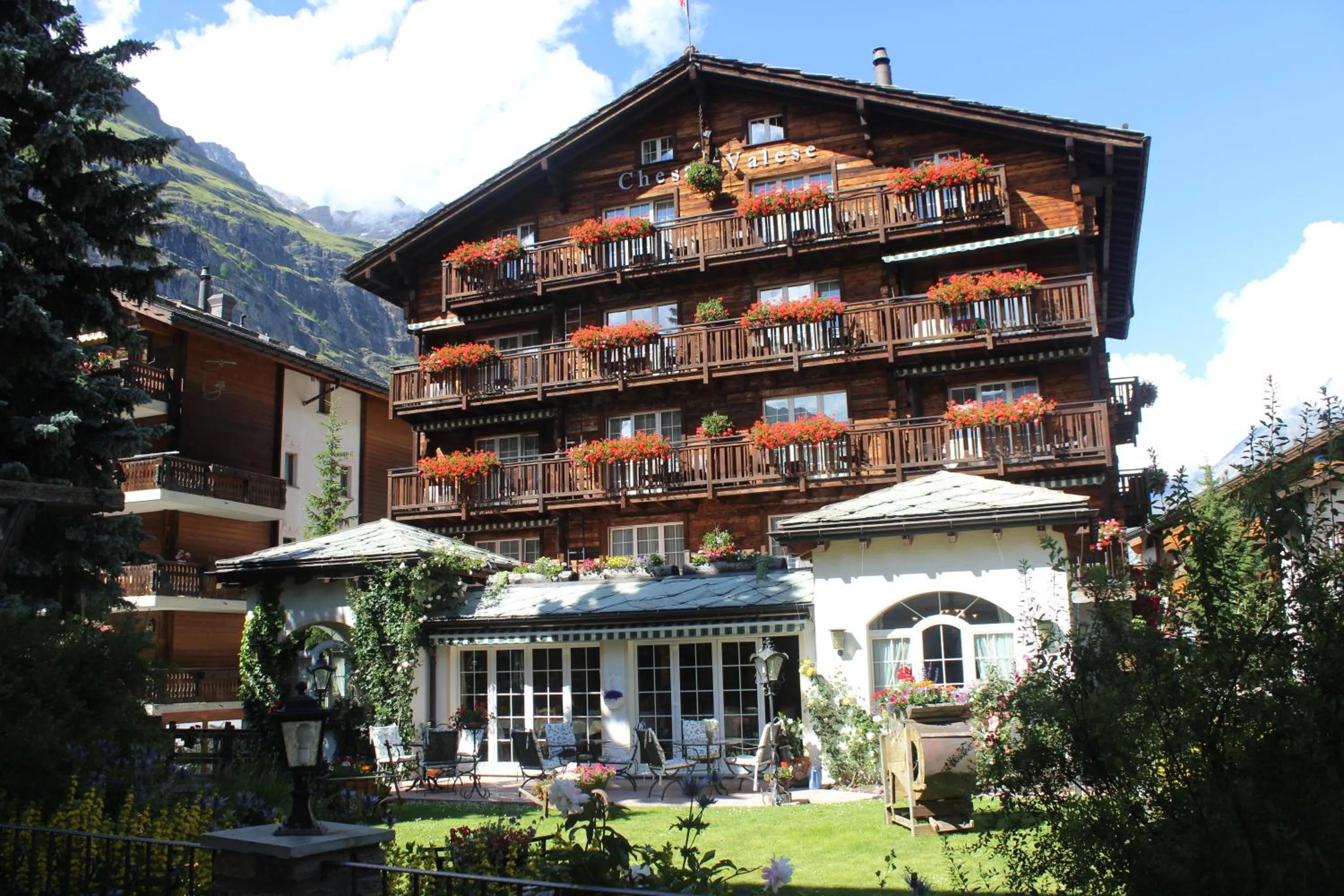Facade/entrance in Chesa Valese by Sisters Zermatt