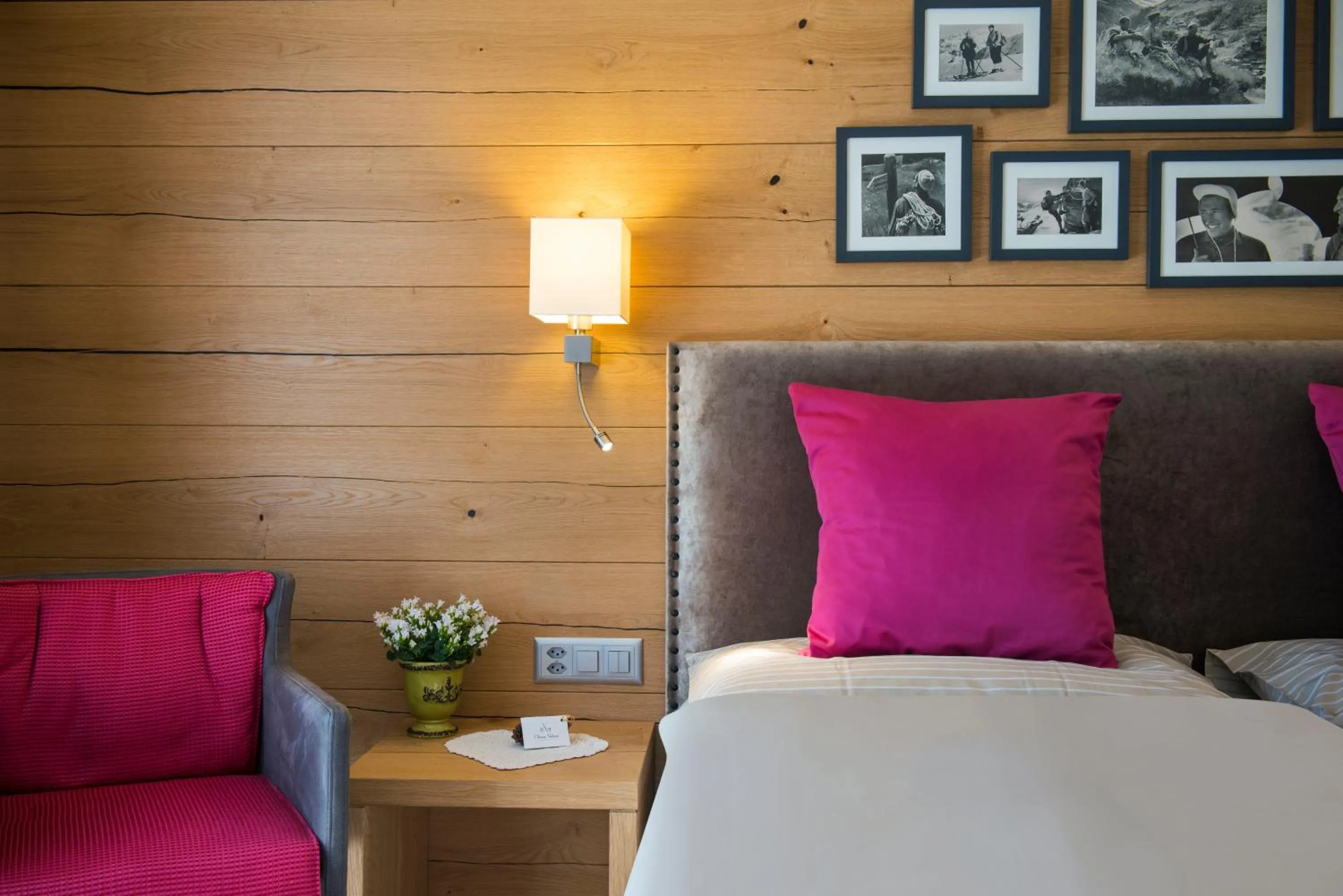 Photo of the whole room, Bed in Chesa Valese by Sisters Zermatt