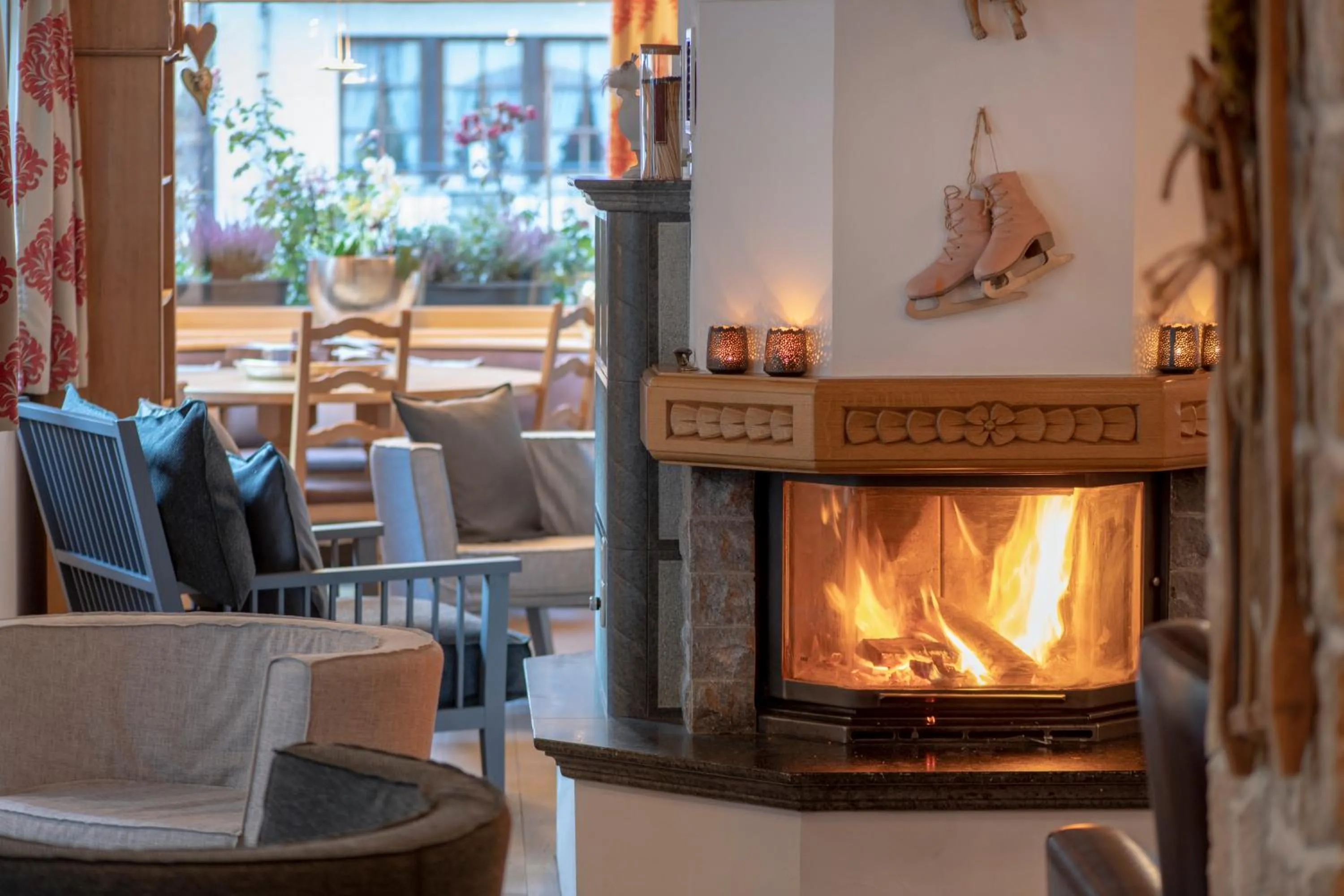 Lobby or reception in Chesa Valese by Sisters Zermatt