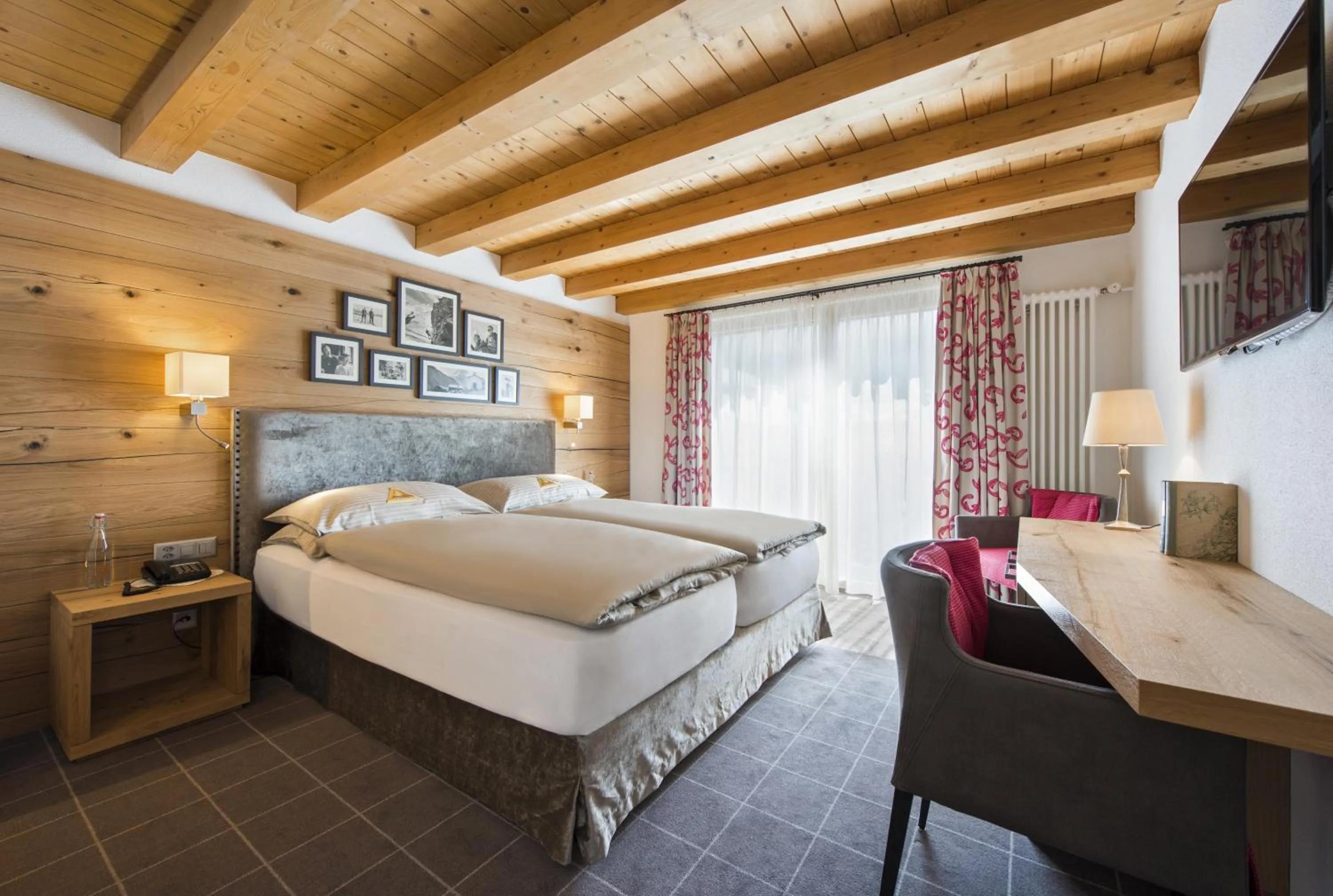 Photo of the whole room, Bed in Chesa Valese by Sisters Zermatt