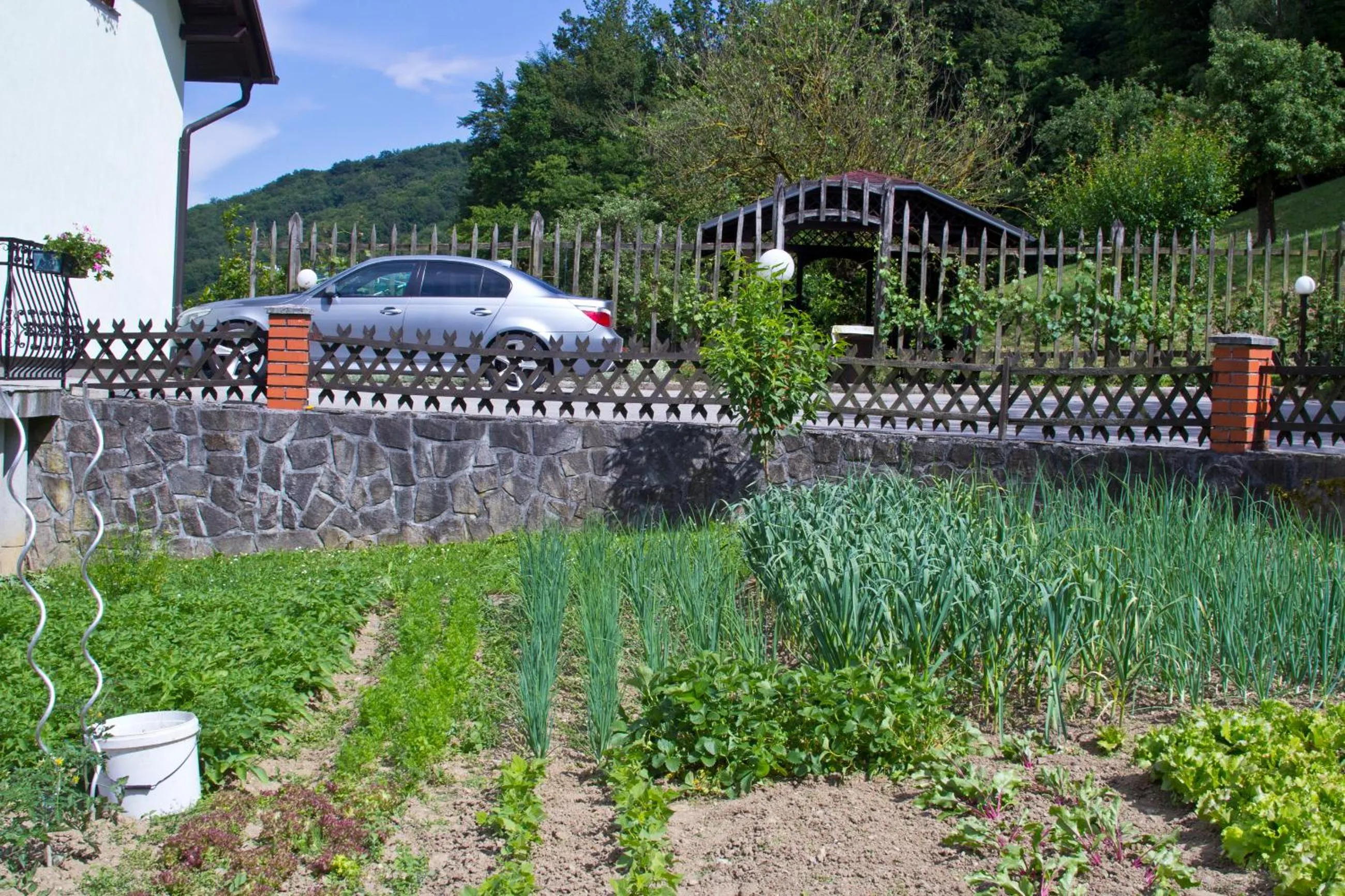 Garden view in Tourist farm Mraz