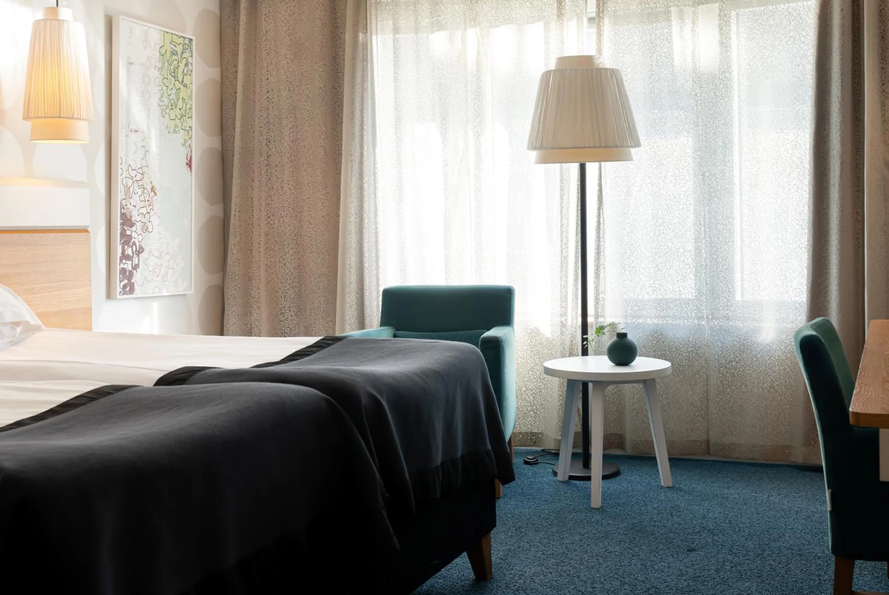 Bed in Elite Hotel Marina Plaza