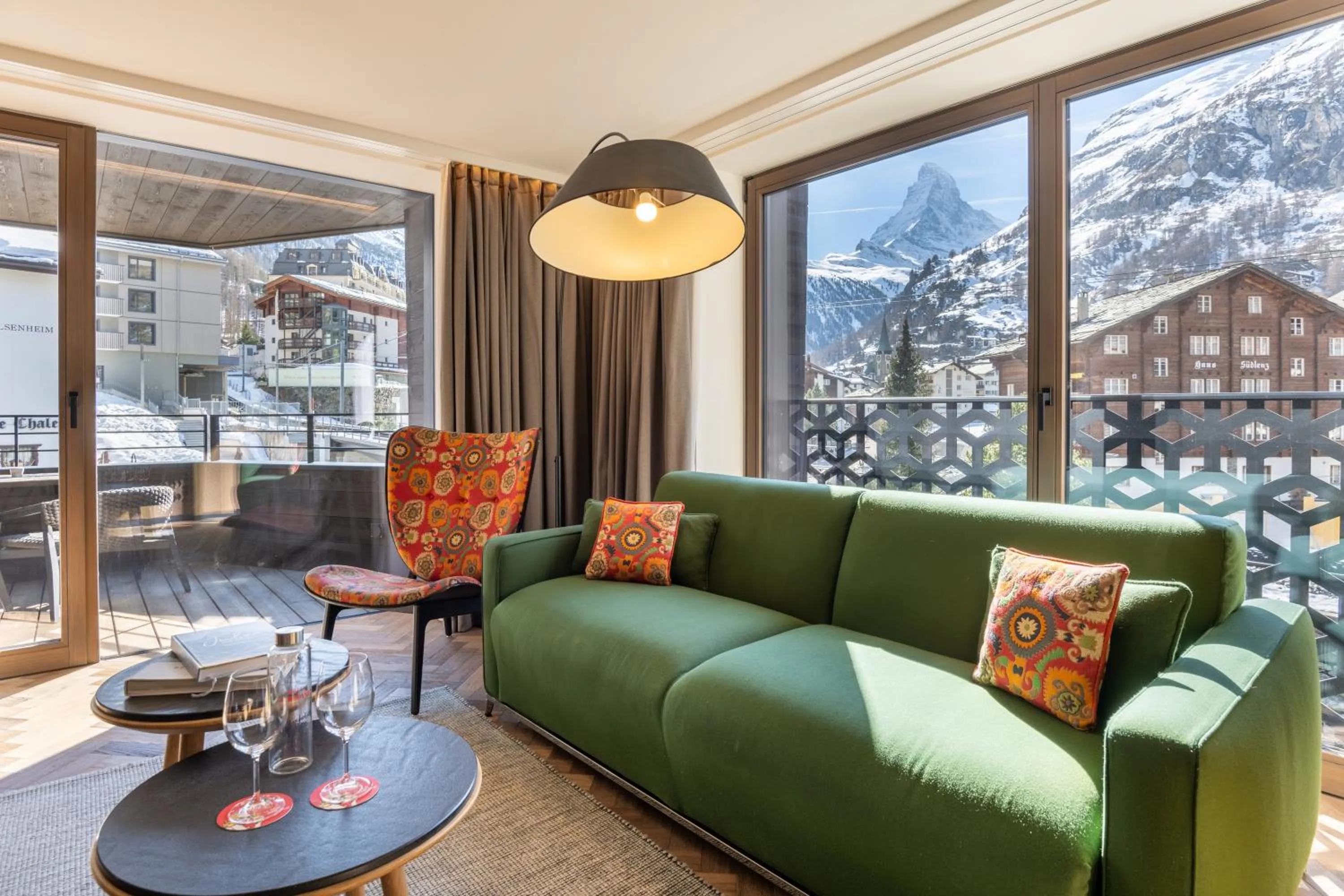 Living room in Hotel ZERMAMA Zermatt