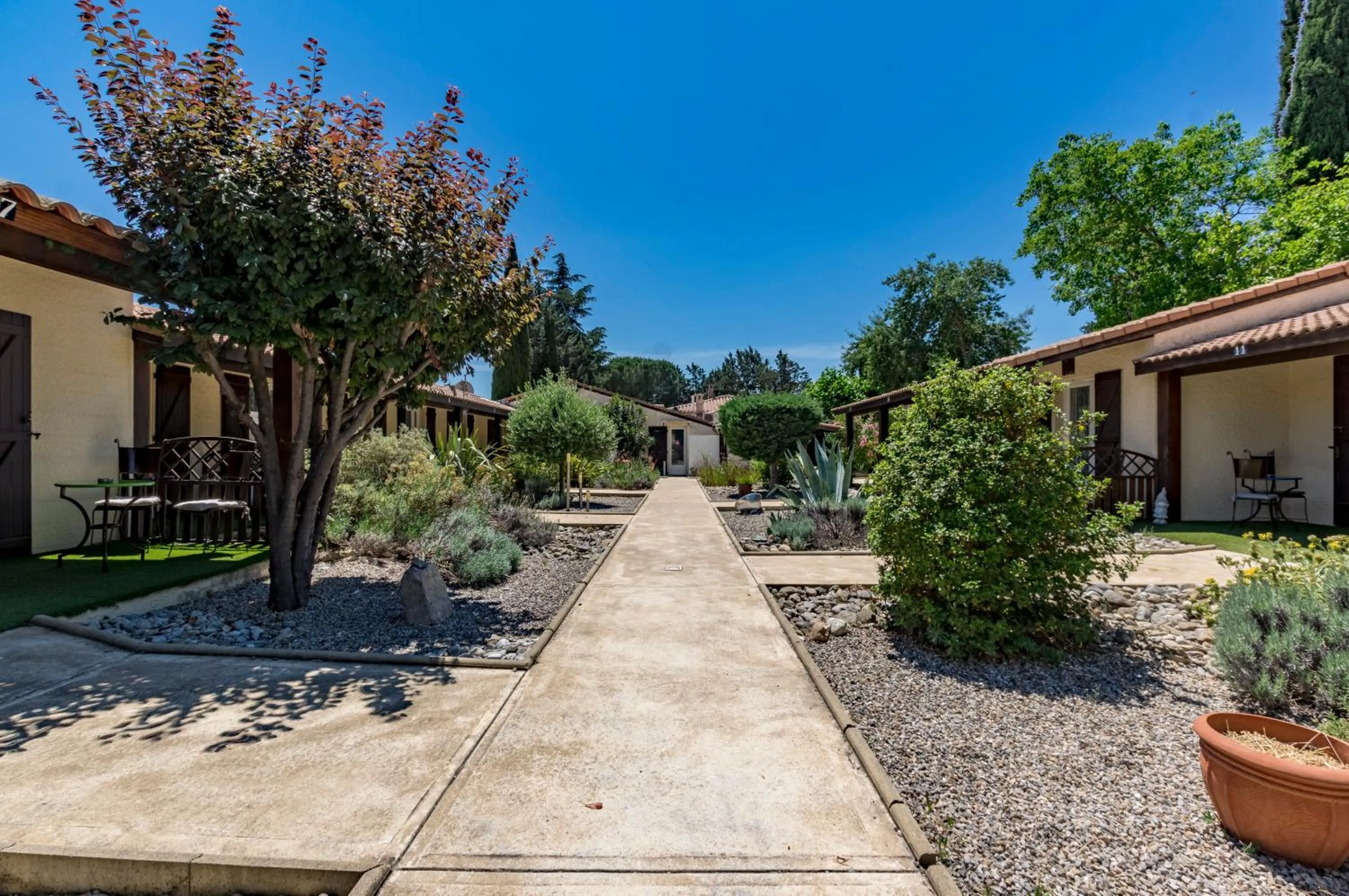 Property building in Logis Hotel Le Vieux Moulin