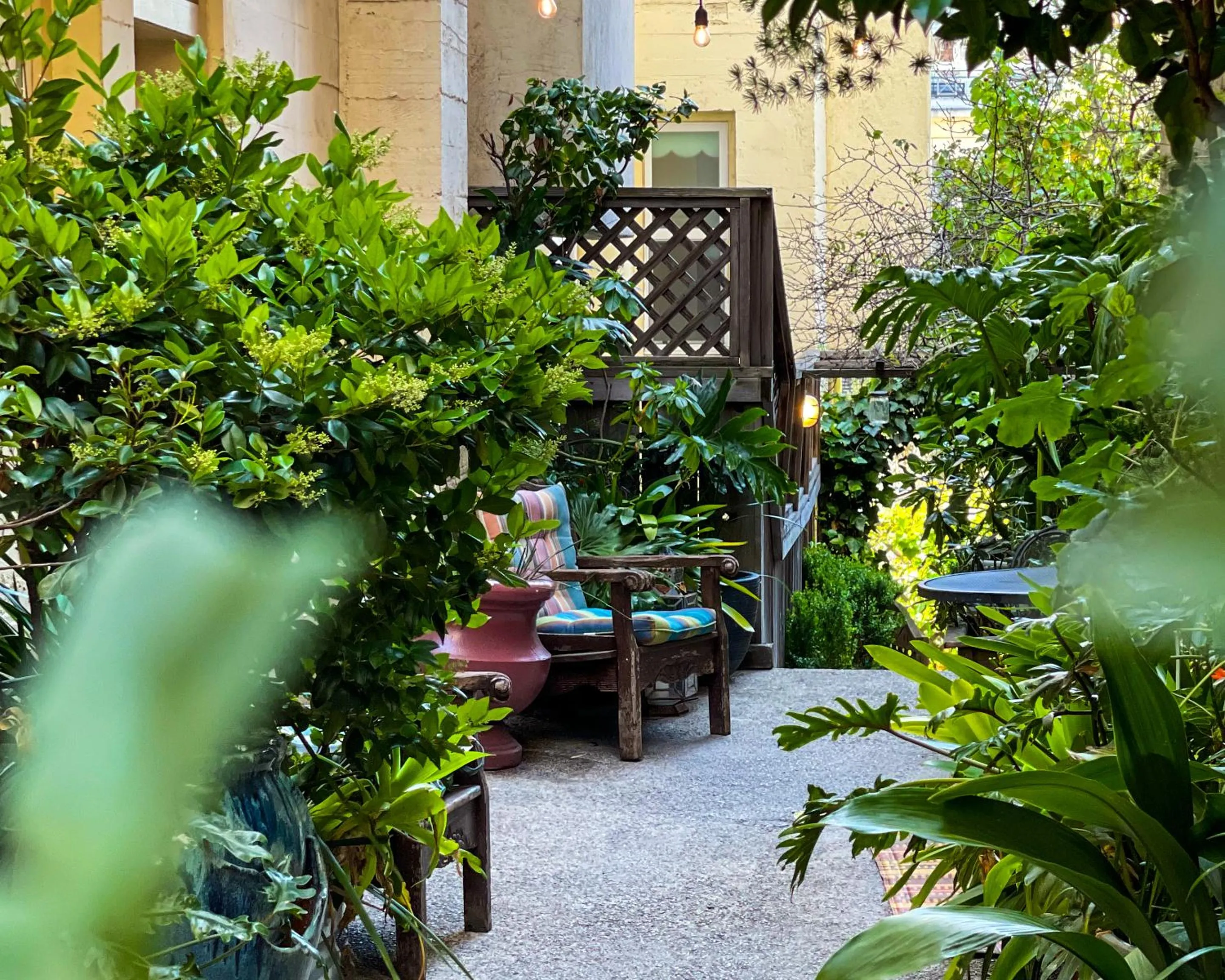 Patio in Petite Auberge