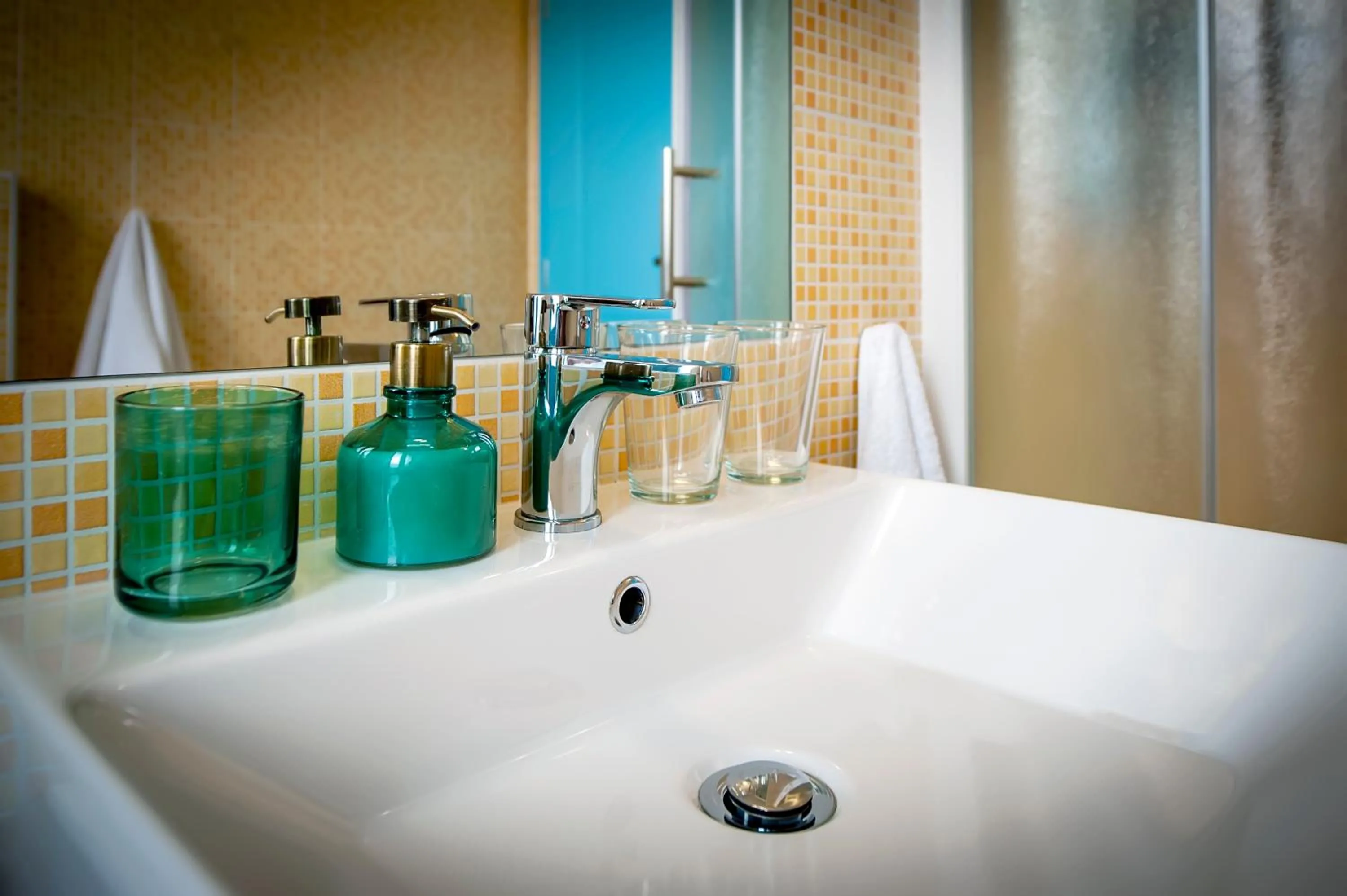 Bathroom in Apartments & Rooms La casa Barbaro