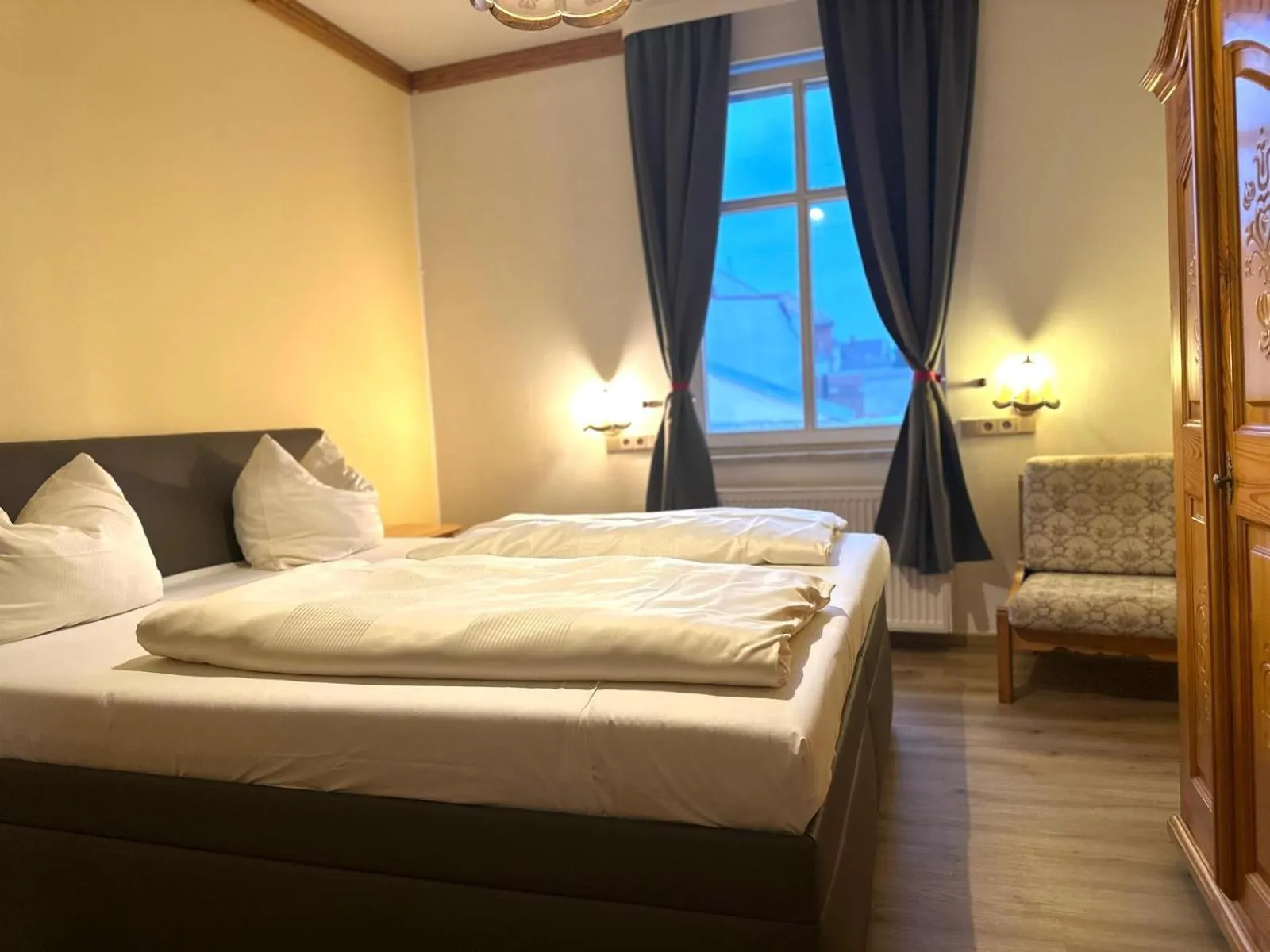 Bed in Hotel Schloßblick Trebsen