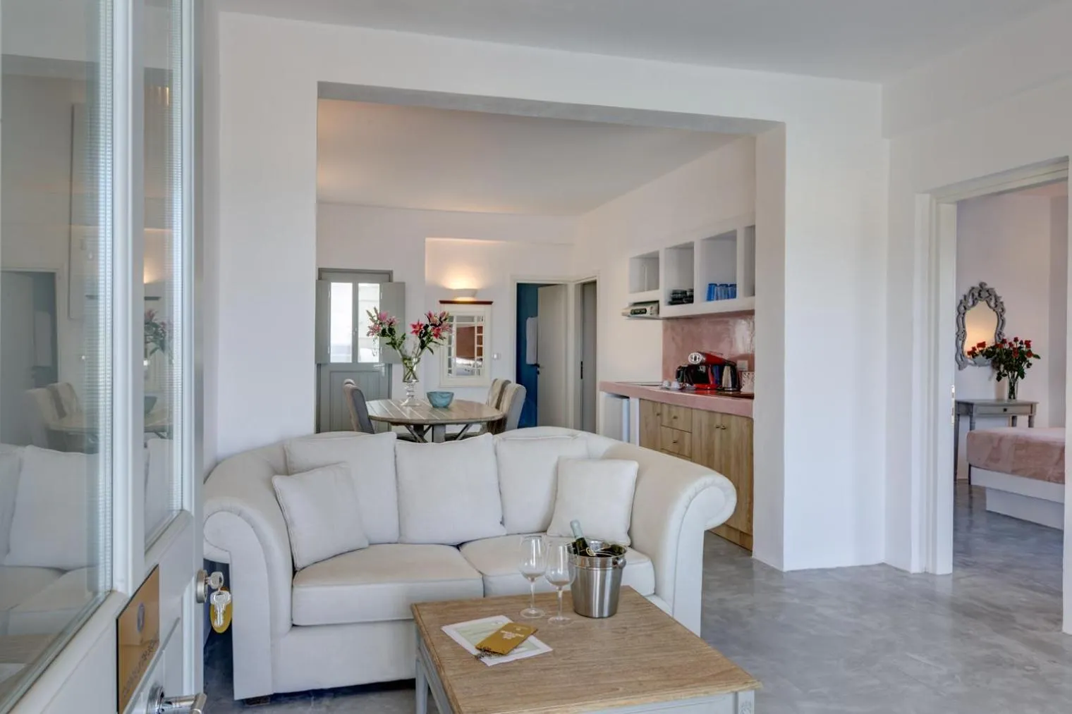 Kitchen or kitchenette in Desiterra Resort & Spa