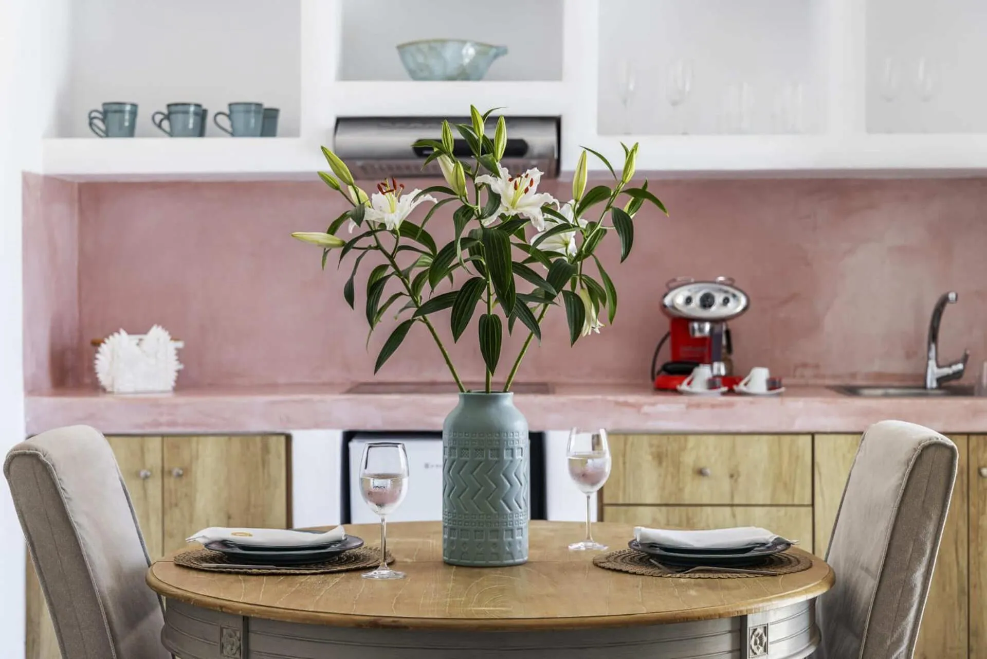 Kitchen or kitchenette in Desiterra Resort & Spa