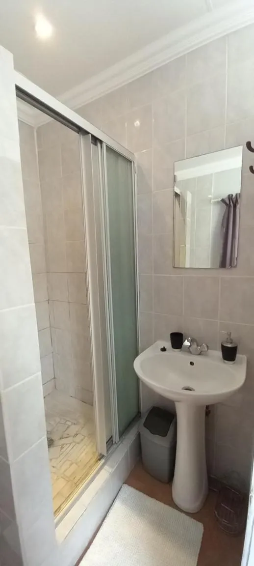 Shower in At The View B&B