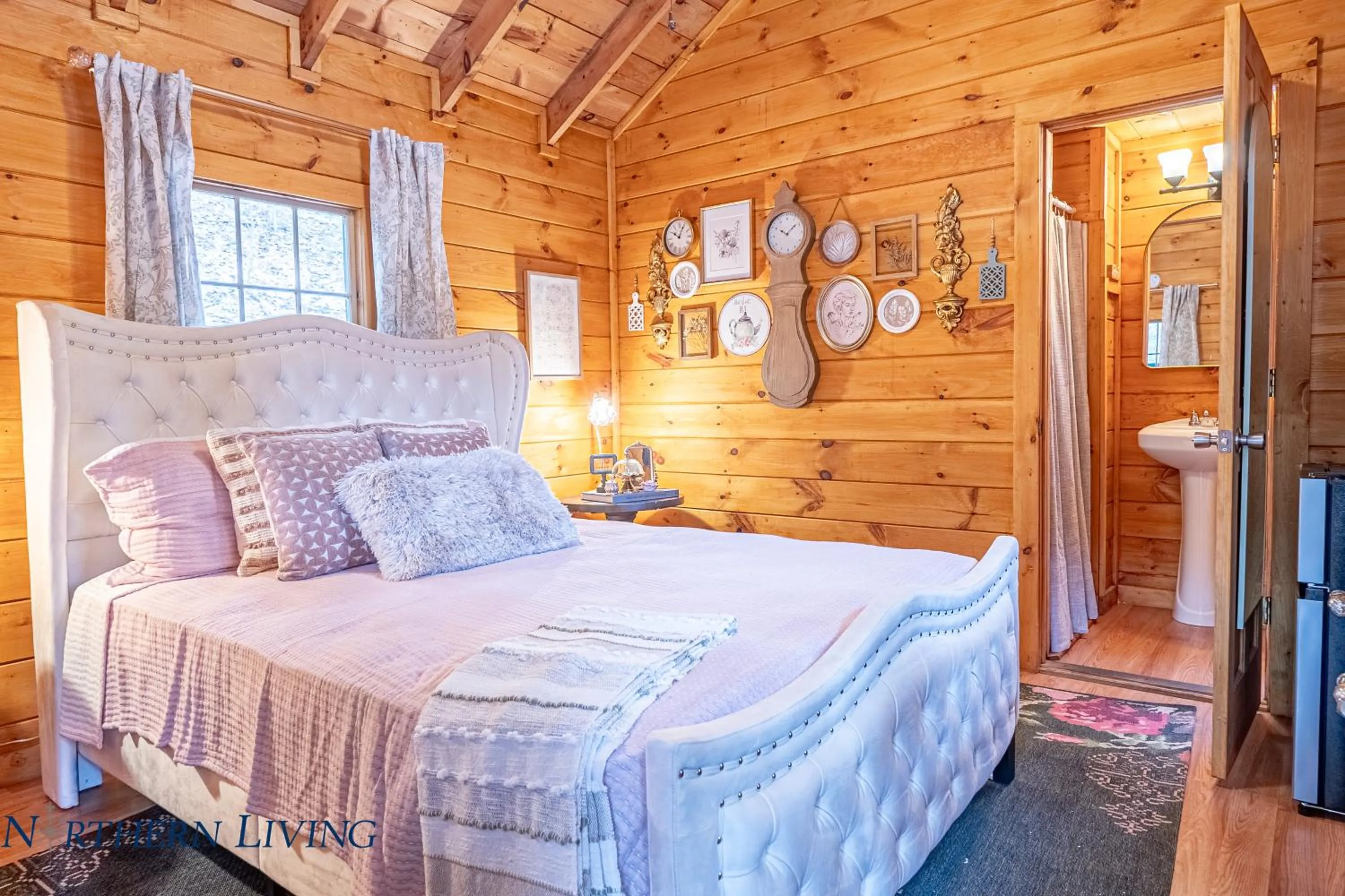 Bed in English Brook Cottages