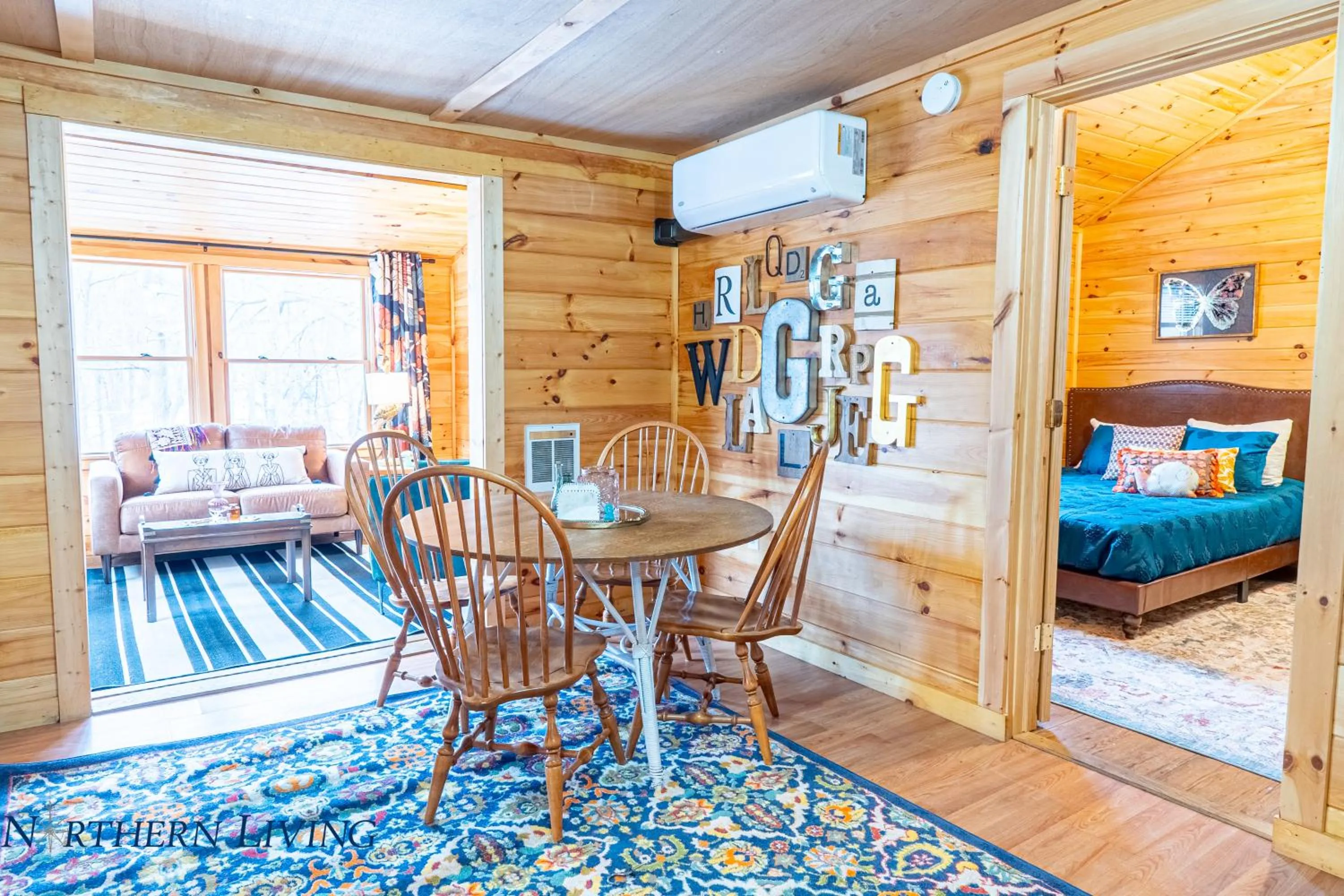 Bed in English Brook Cottages